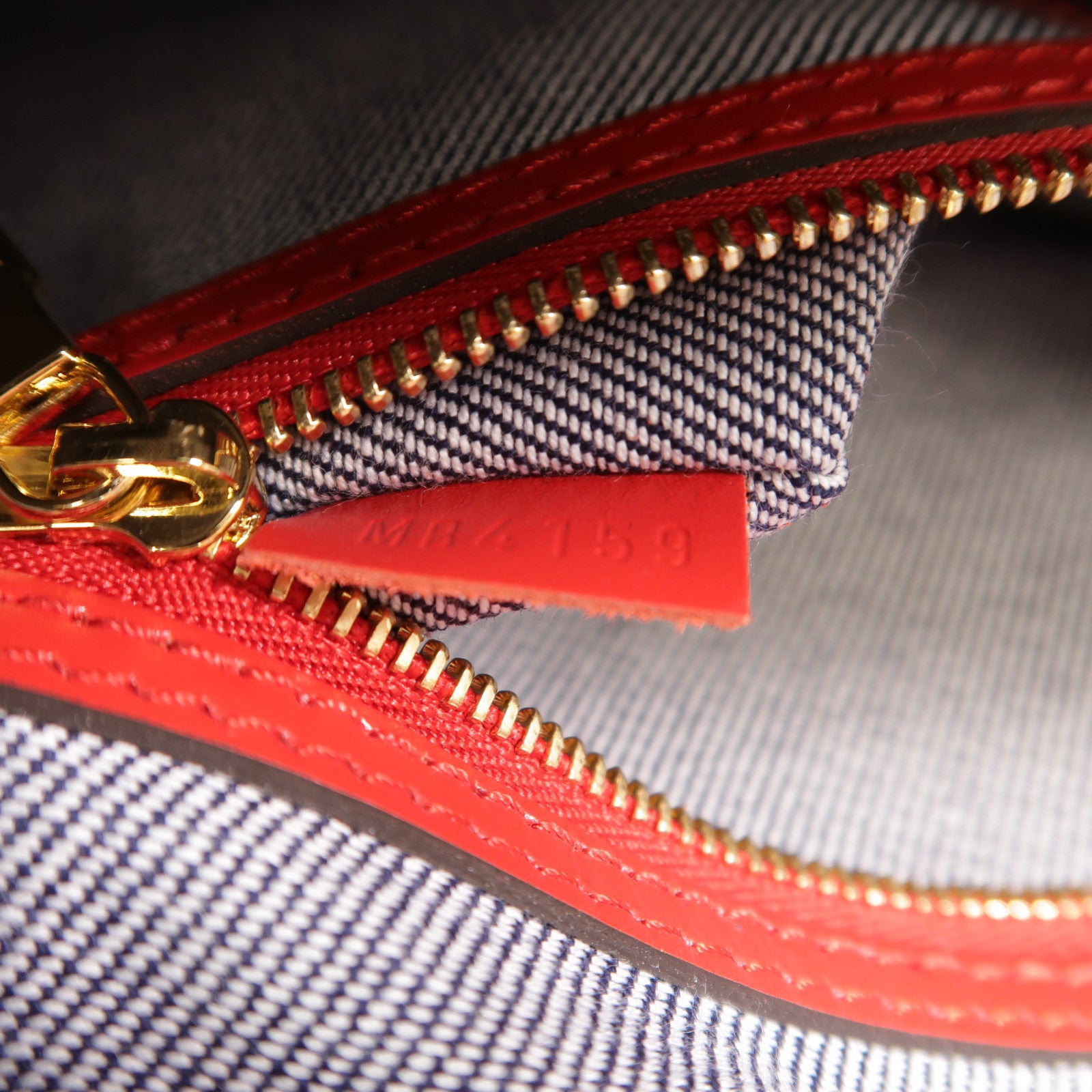 LOUIS VUITTON Monogram Denim Speedy Bandouliere 30金扣手挽肩背兩用袋