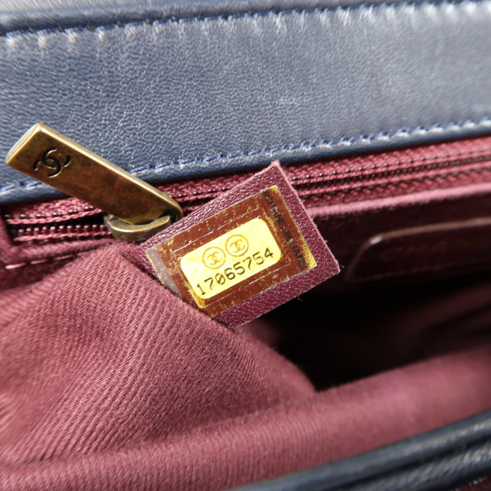 CHANEL 【激減優惠】菱格羊皮皮革Chain Shoulder Bag金扣手挽肩背兩用袋藍色