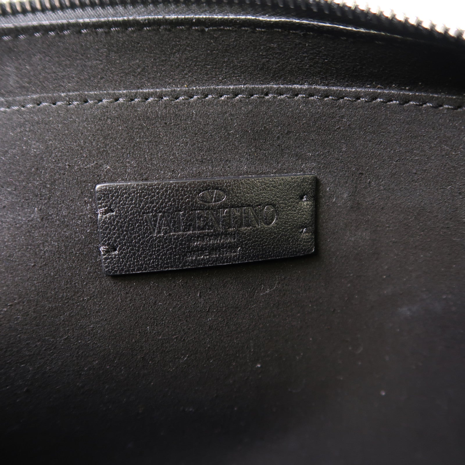 Valentino 牛皮皮革Shoulder Bag肩背袋黑色