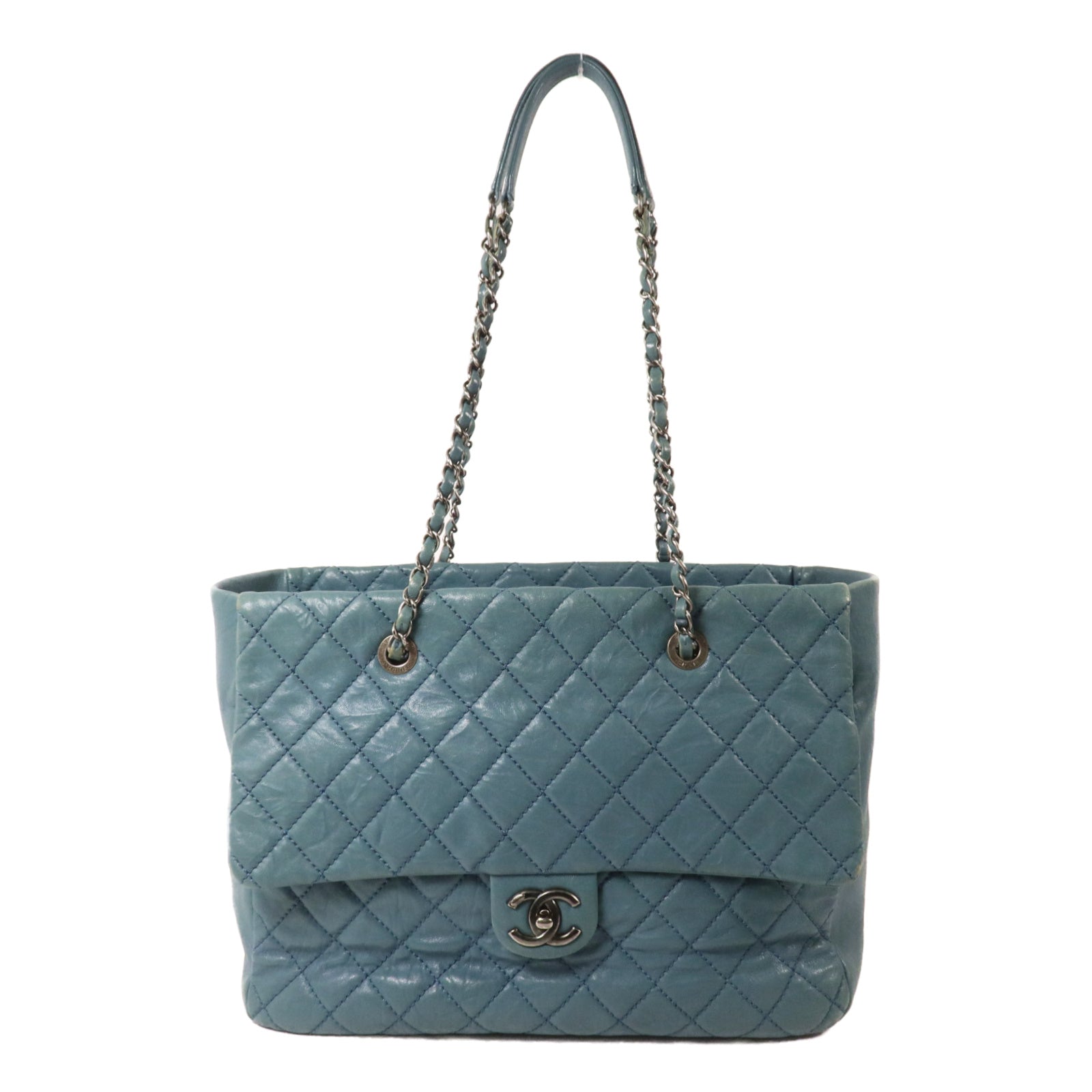 CHANEL 牛皮皮革Shoulder Bag鏈帶肩背袋