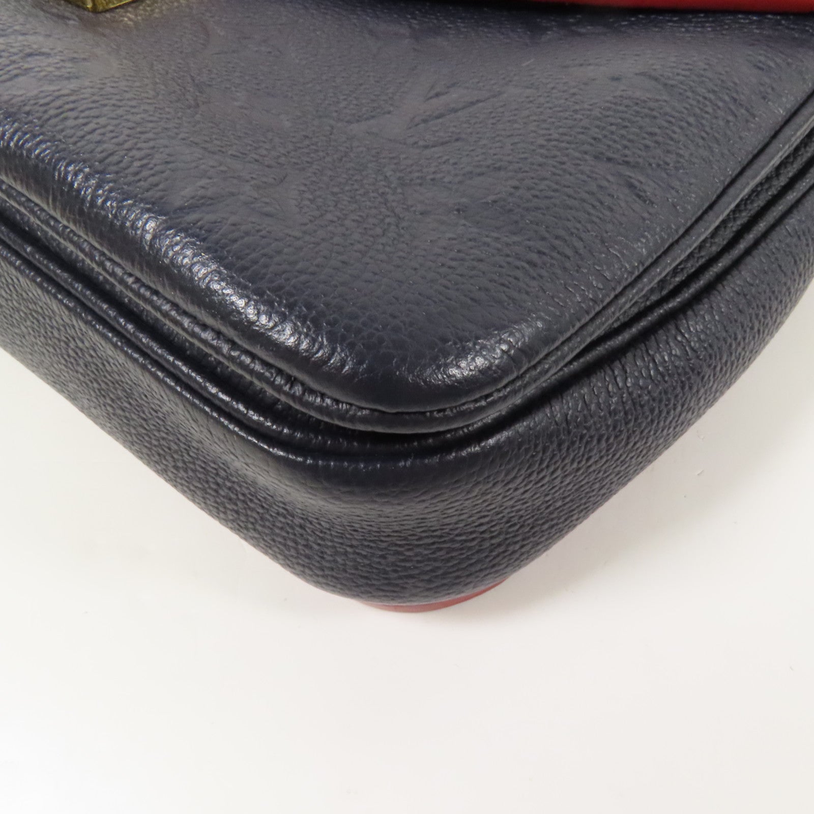 LOUIS VUITTON Monogram Empreinte Pochette Metis金扣手挽肩背兩用袋