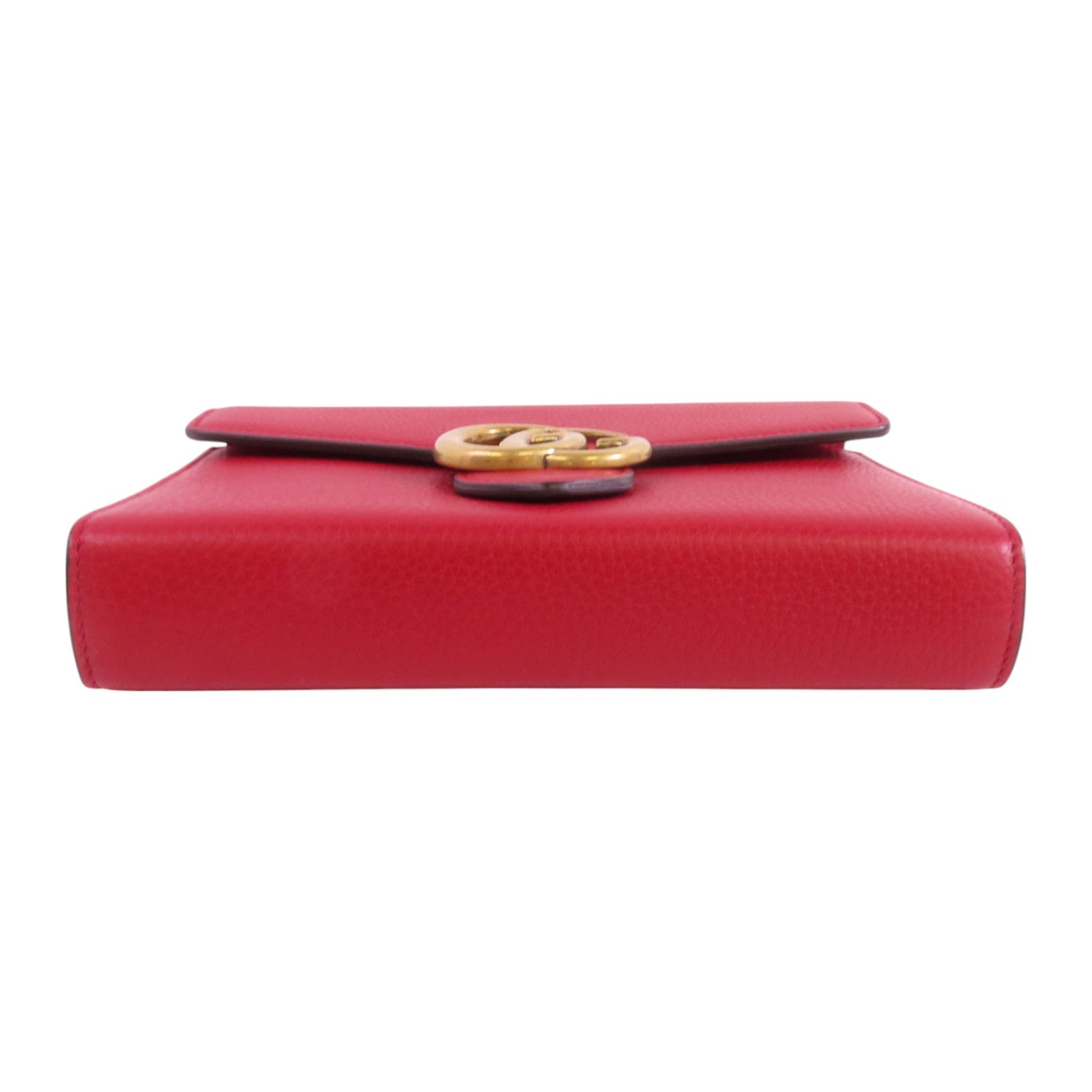 GUCCI 牛皮皮革GG Marmont Chain Wallet金扣鏈帶肩背袋