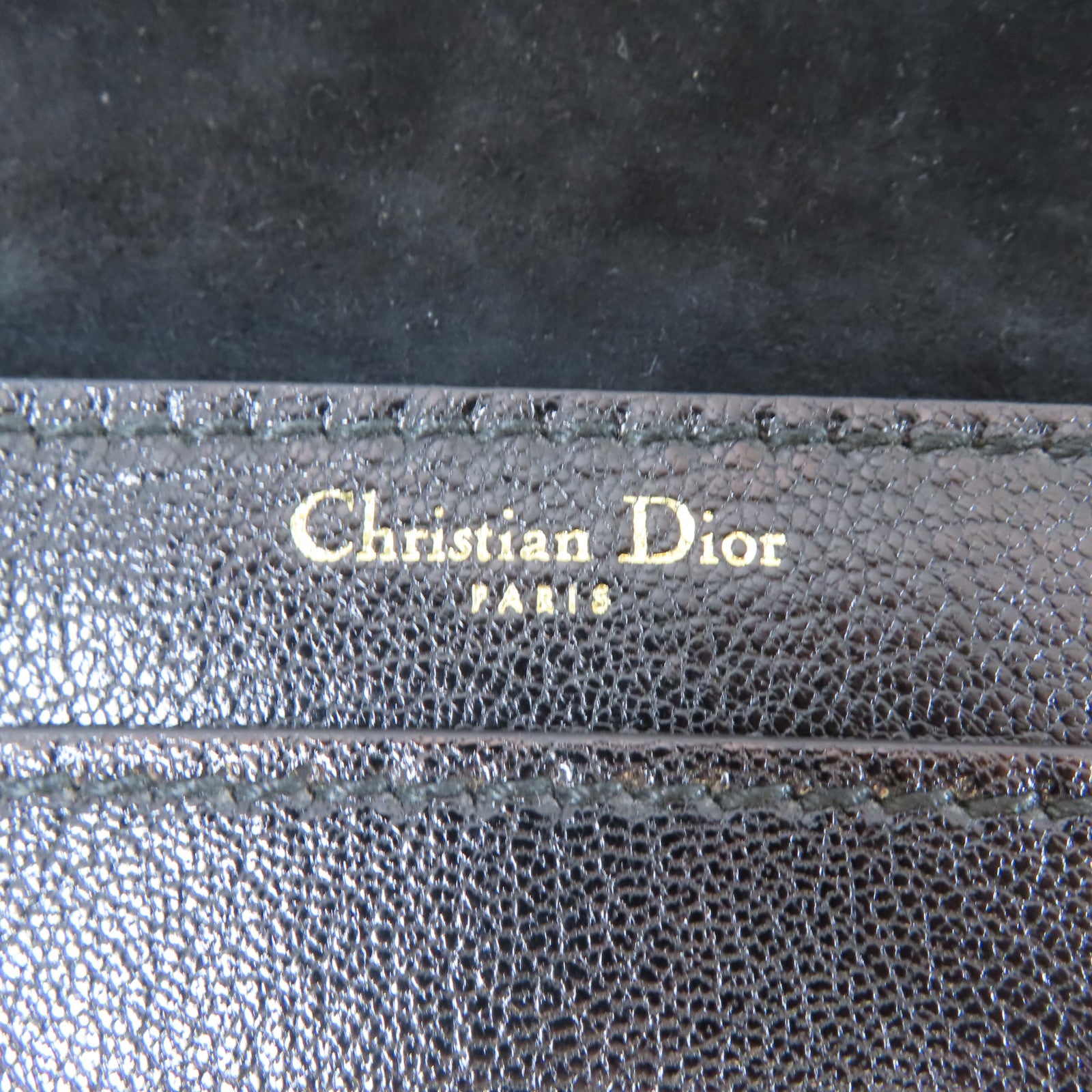 Dior 牛皮皮革J'ADIOR金扣肩背袋黑色