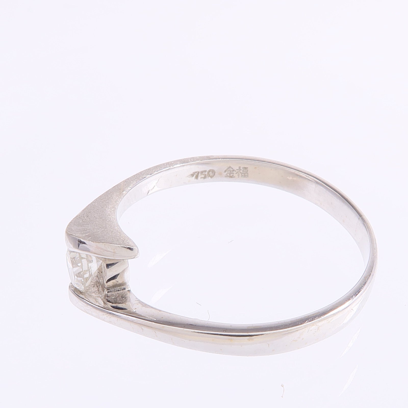 JEWELRY 【激減優惠】18K白金Diamond Ring鑽石戒指US#7.5