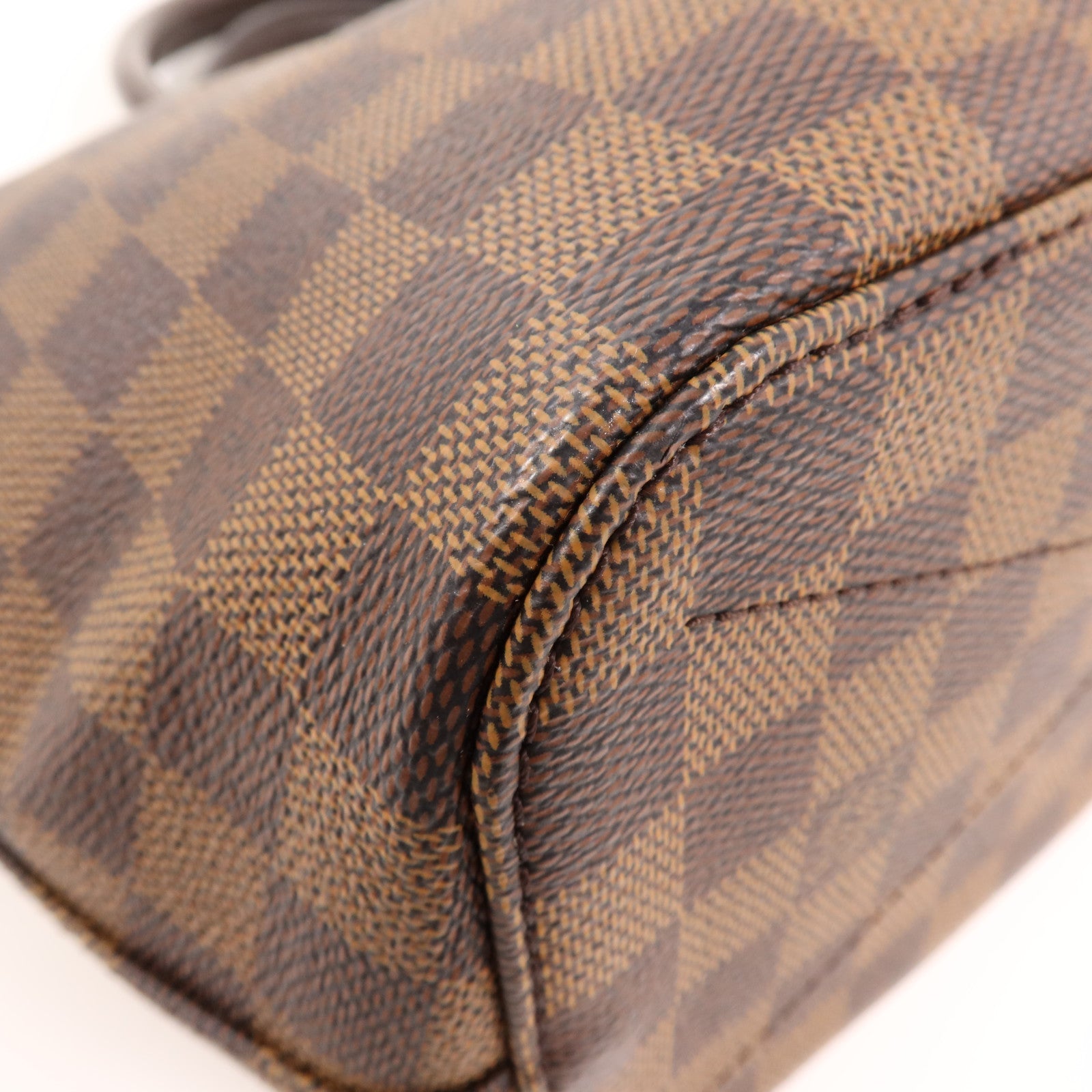 LOUIS VUITTON Damier Siena PM金扣手挽袋