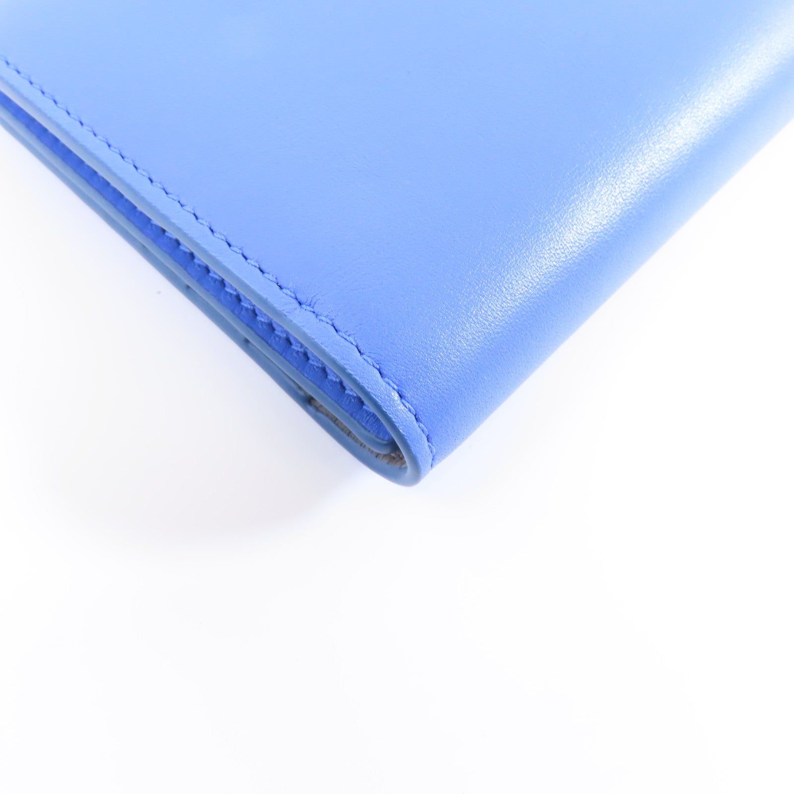 LOEWE (PRICE DOWN) Wallet Calfskin Leather Blue
