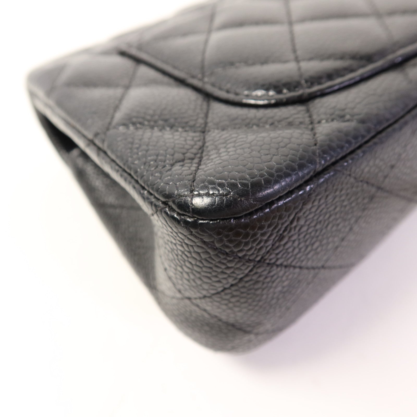 CHANEL 牛皮皮革Mini Classic 20金扣鏈帶肩背袋