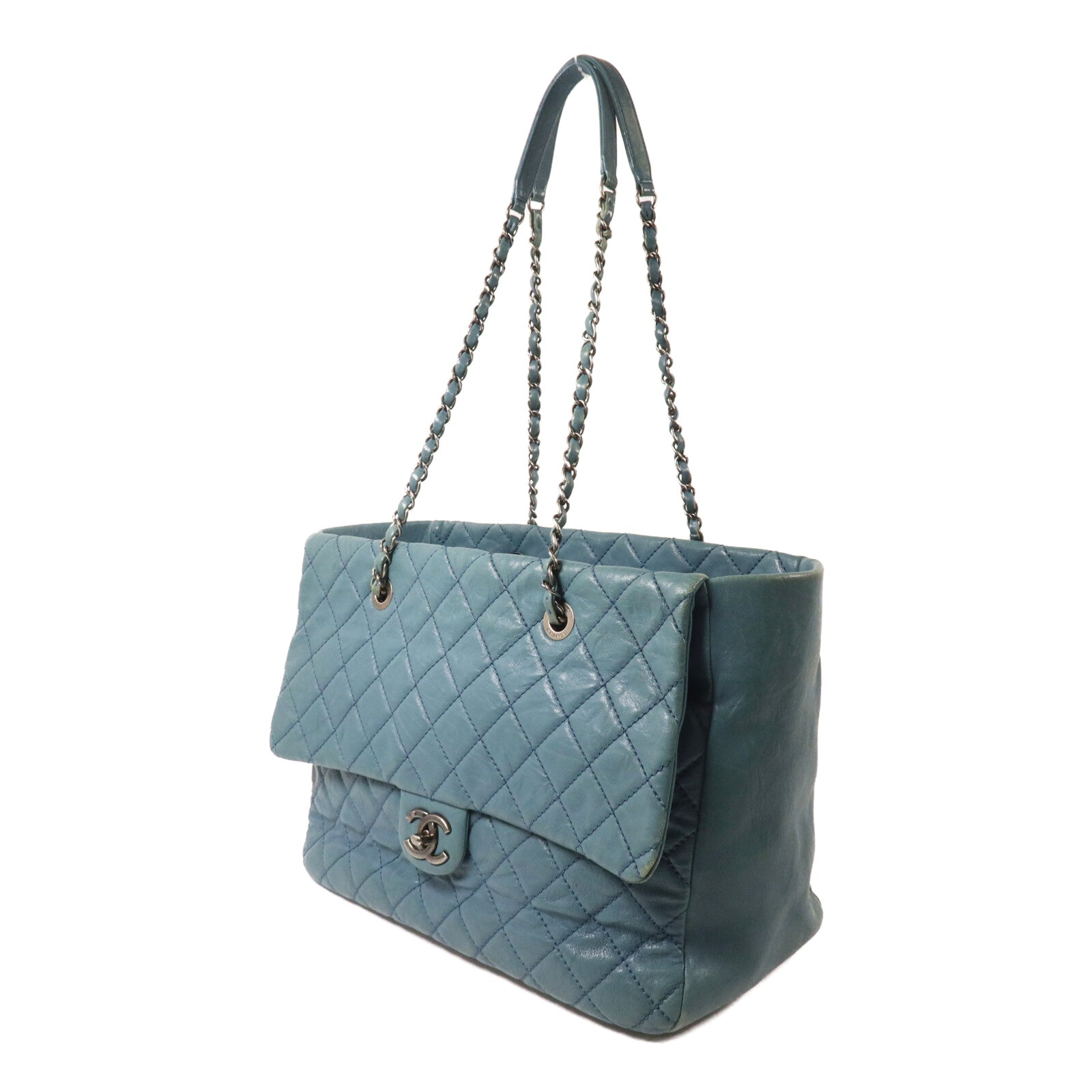 CHANEL 牛皮皮革Shoulder Bag鏈帶肩背袋