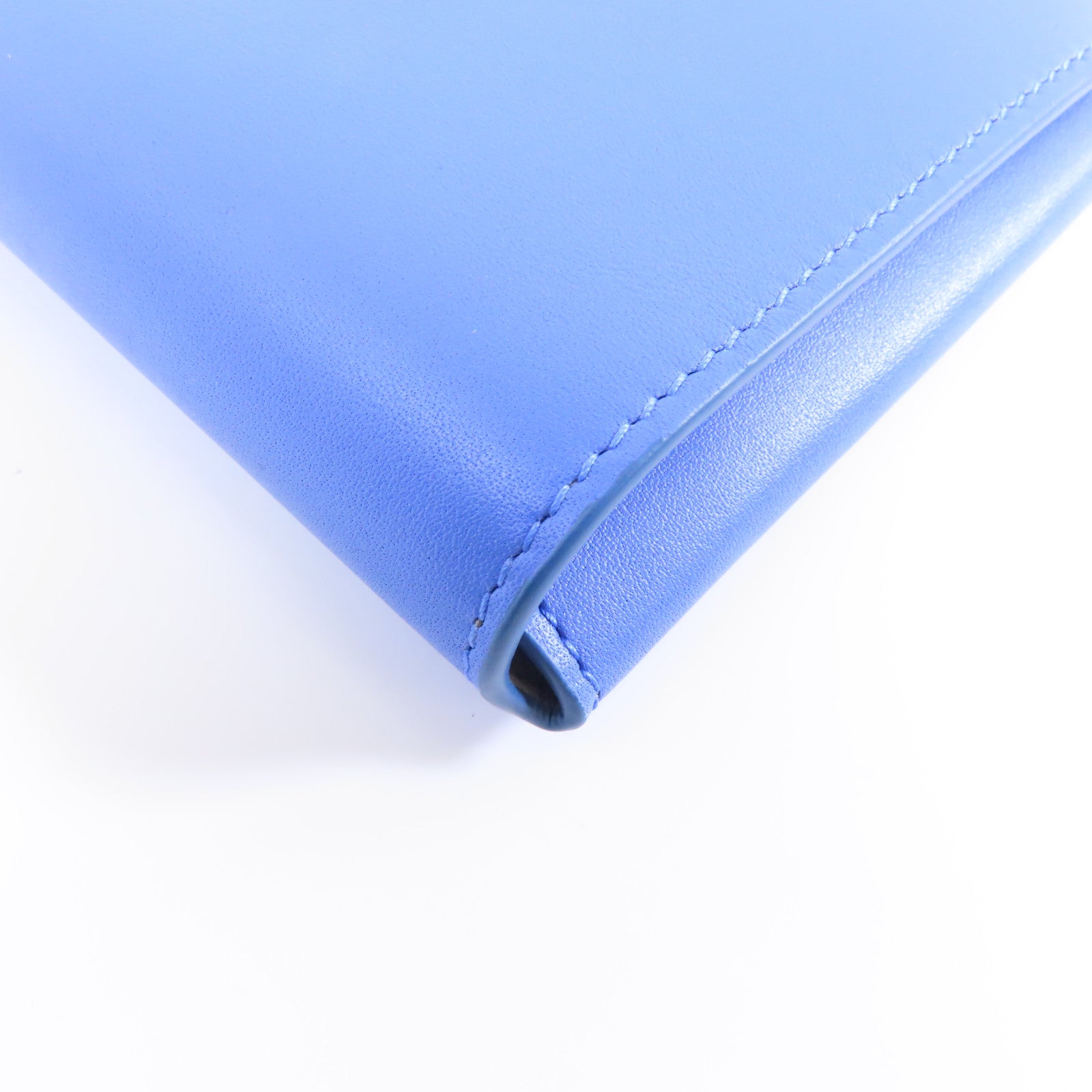 LOEWE (PRICE DOWN) Wallet Calfskin Leather Blue