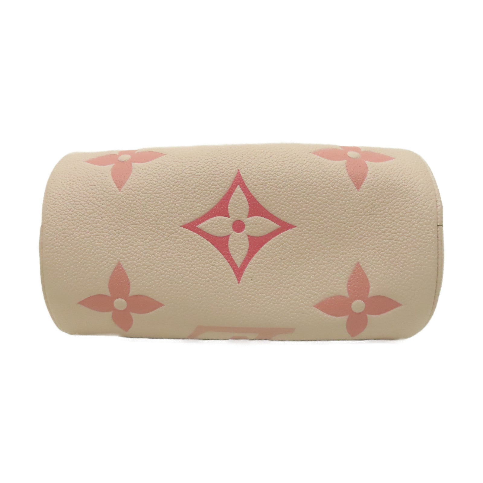 LOUIS VUITTON 【激減優惠】Monogram Empreinte Papillon BB金扣手挽肩背兩用袋粉紅色