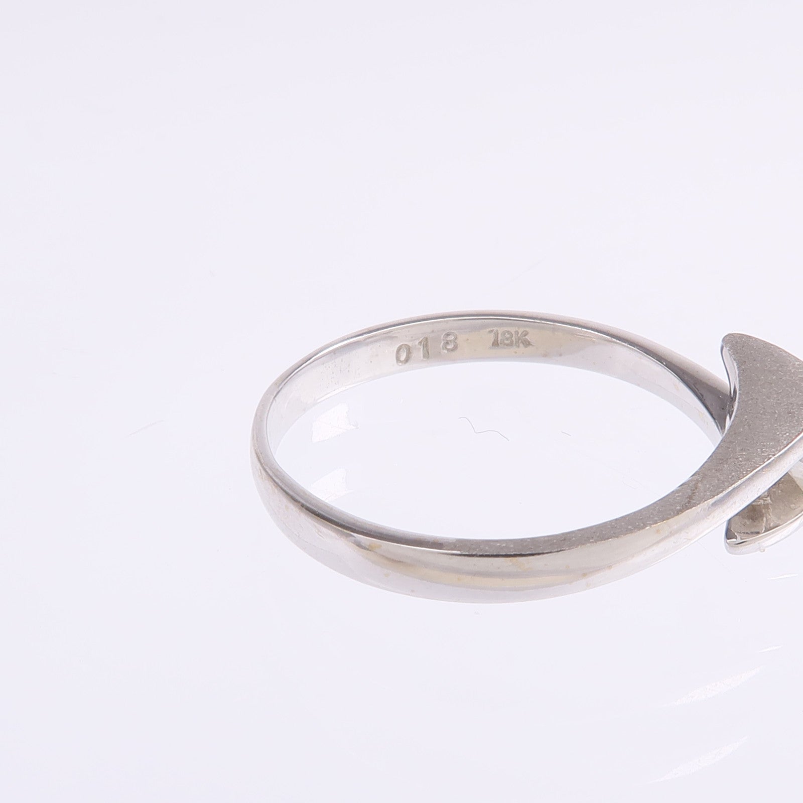 JEWELRY 【激減優惠】18K白金Diamond Ring鑽石戒指US#7.5