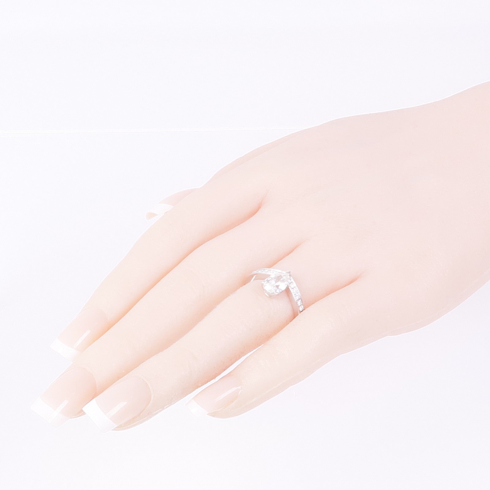 JEWELRY 【激減優惠】18K白金Diamond Ring鑽石戒指US#6.5