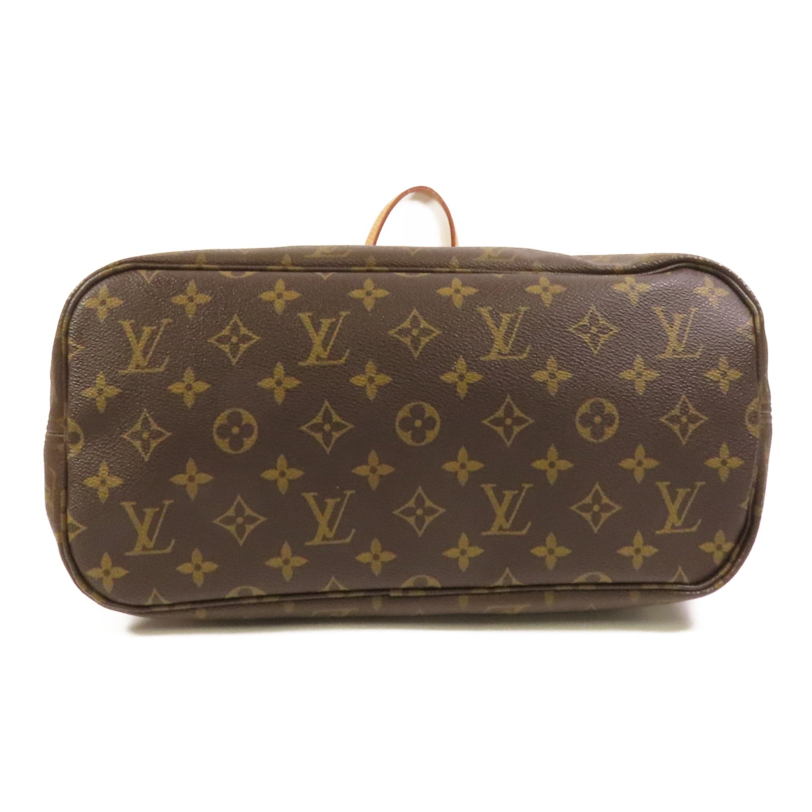 LOUIS VUITTON Monogram Neverfull MM金扣肩背袋手挽袋