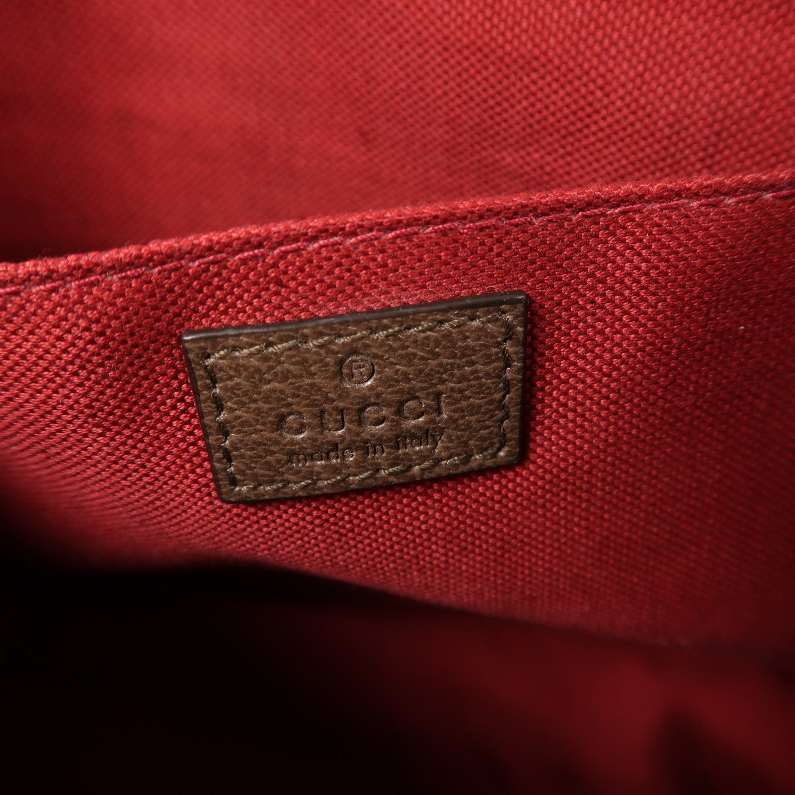 GUCCI GG SHW Shoulder Bag 658542 Coated Canvas Brown