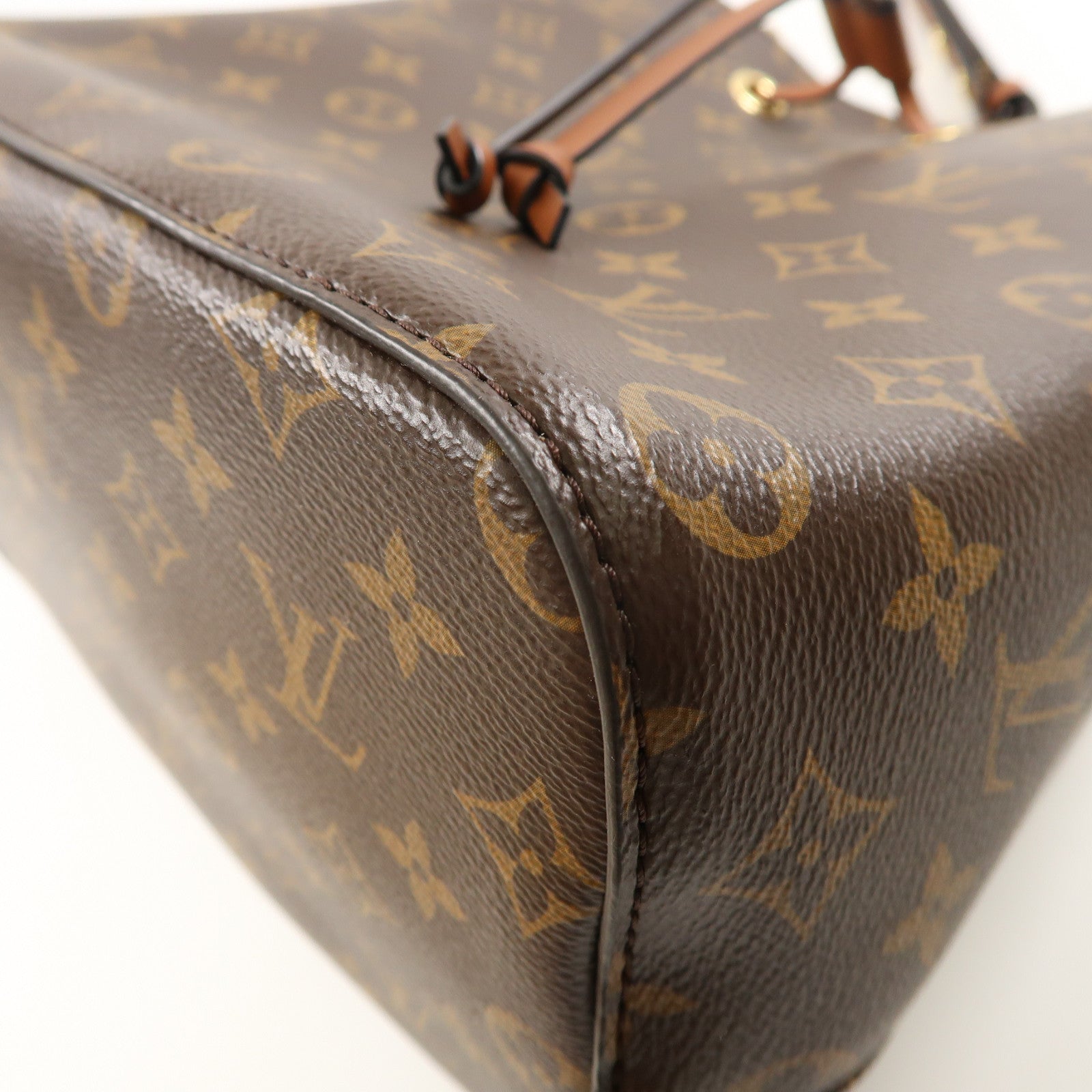 LOUIS VUITTON Monogram Neo Noe MM金扣肩背袋啡色