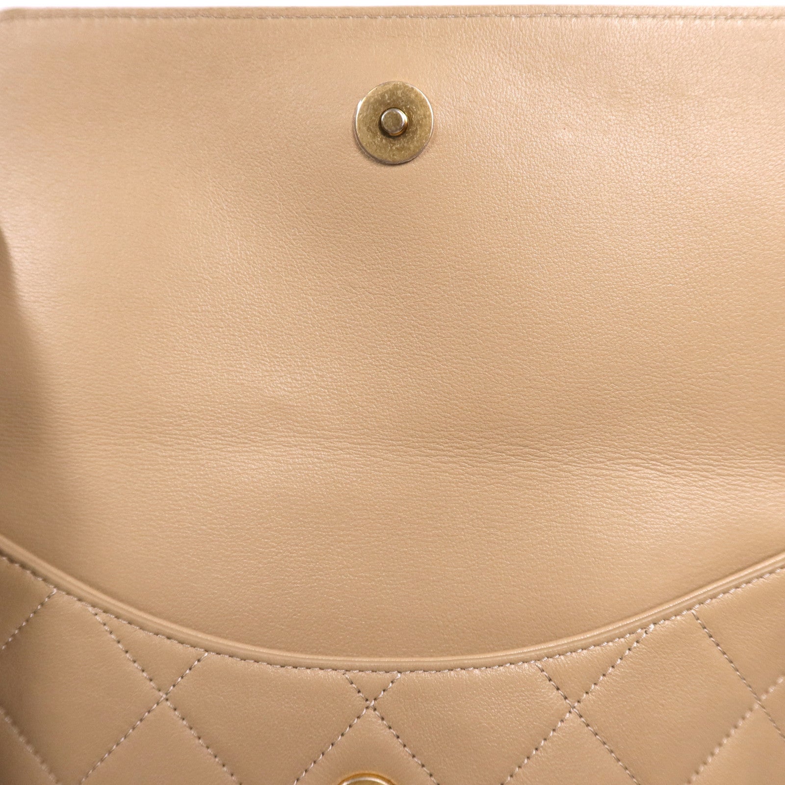 CHANEL 牛皮皮革Chain Shoulder Bag金扣鏈帶肩背袋