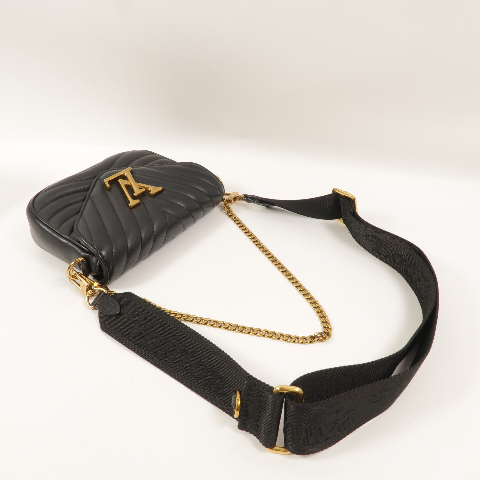 LOUIS VUITTON 牛皮皮革New Wave手挽肩背兩用袋