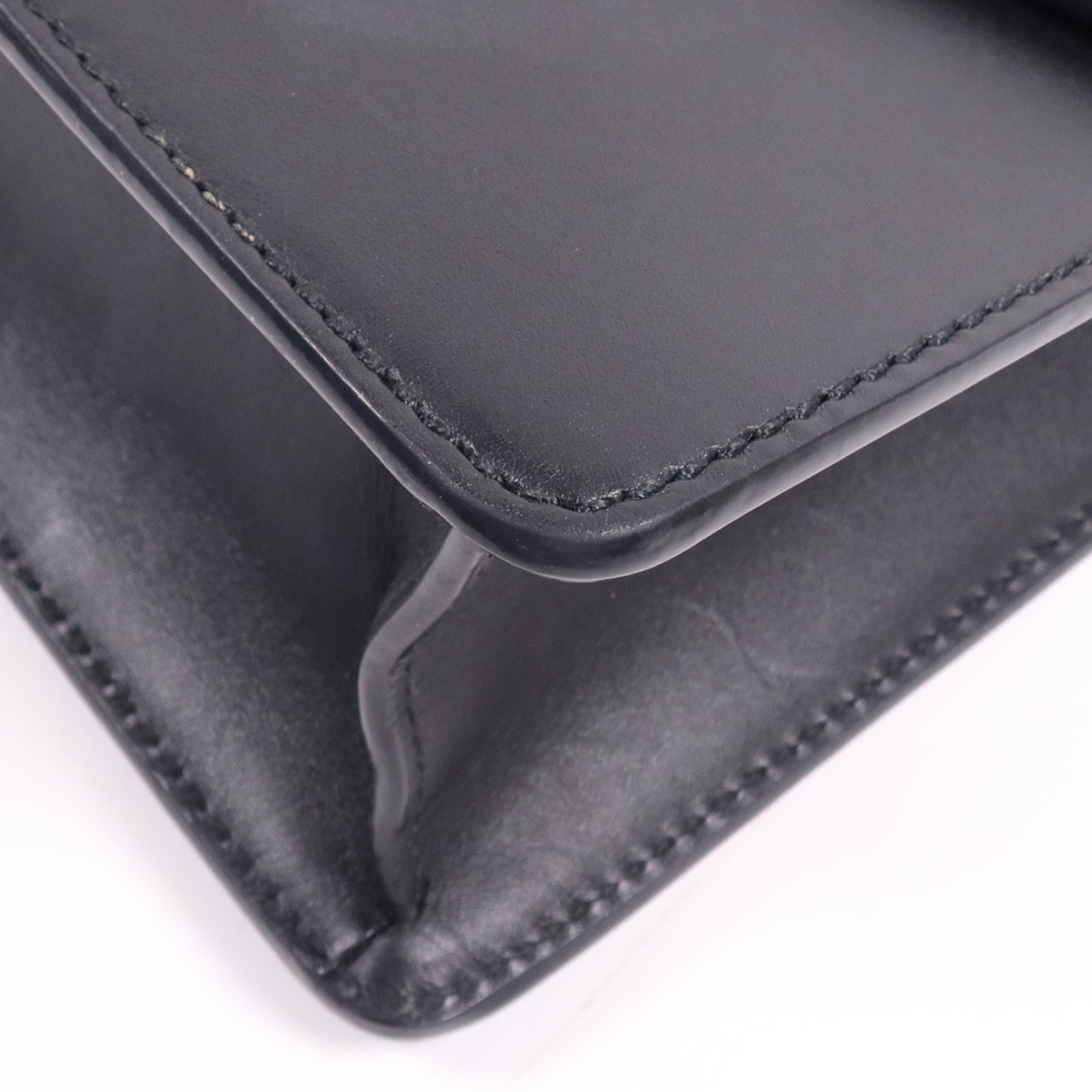 GUCCI 牛皮皮革Syvie Mini金扣鏈帶肩背袋