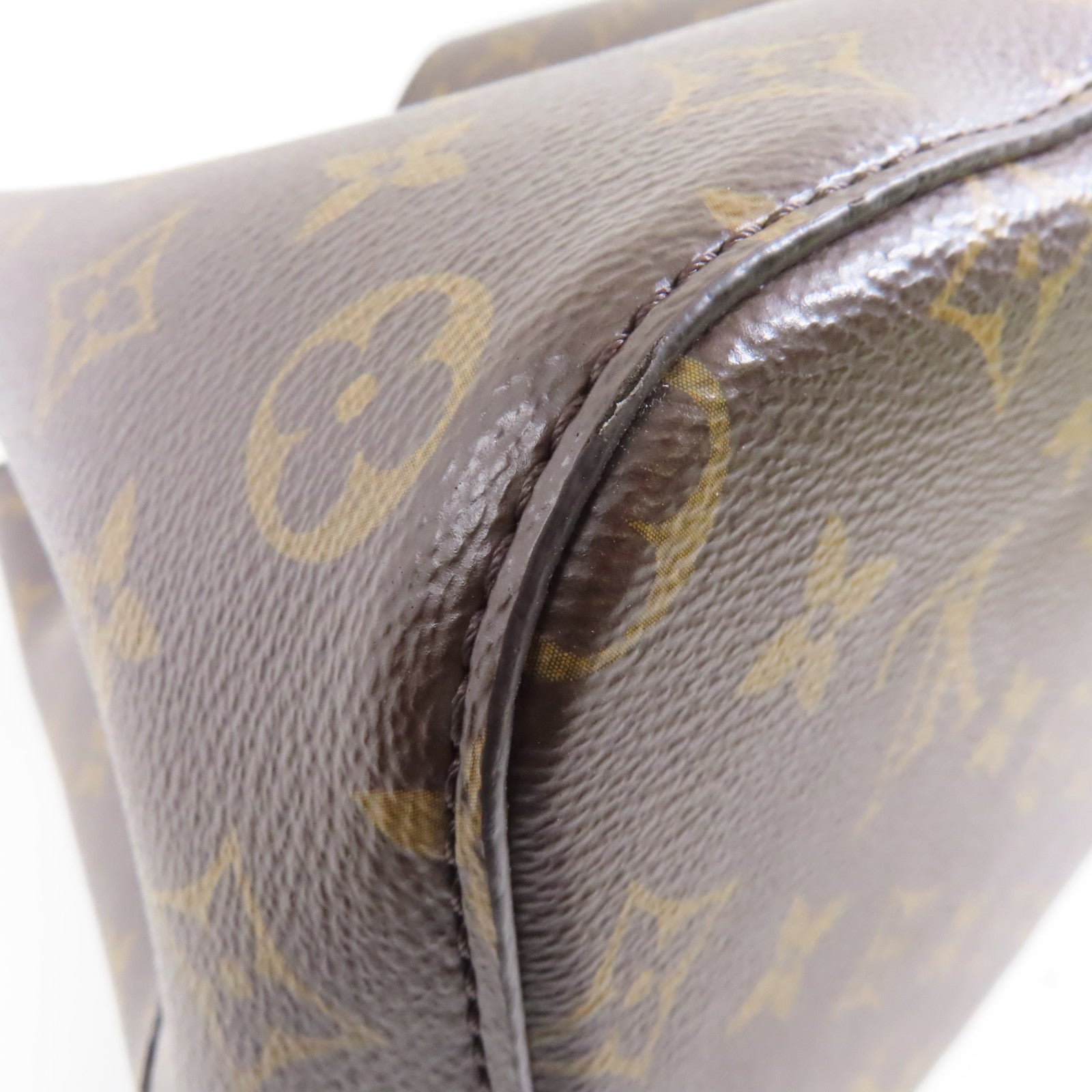 LOUIS VUITTON Monogram Neo Noe MM金扣肩背袋棕色