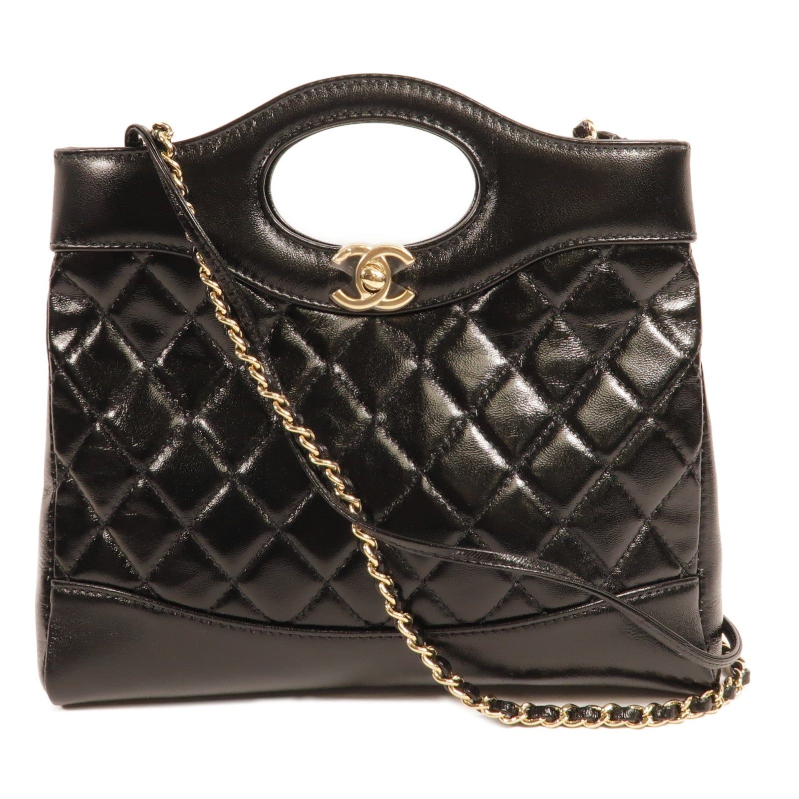 CHANEL 牛皮皮革Chanel 31鏈帶手挽肩背兩袋