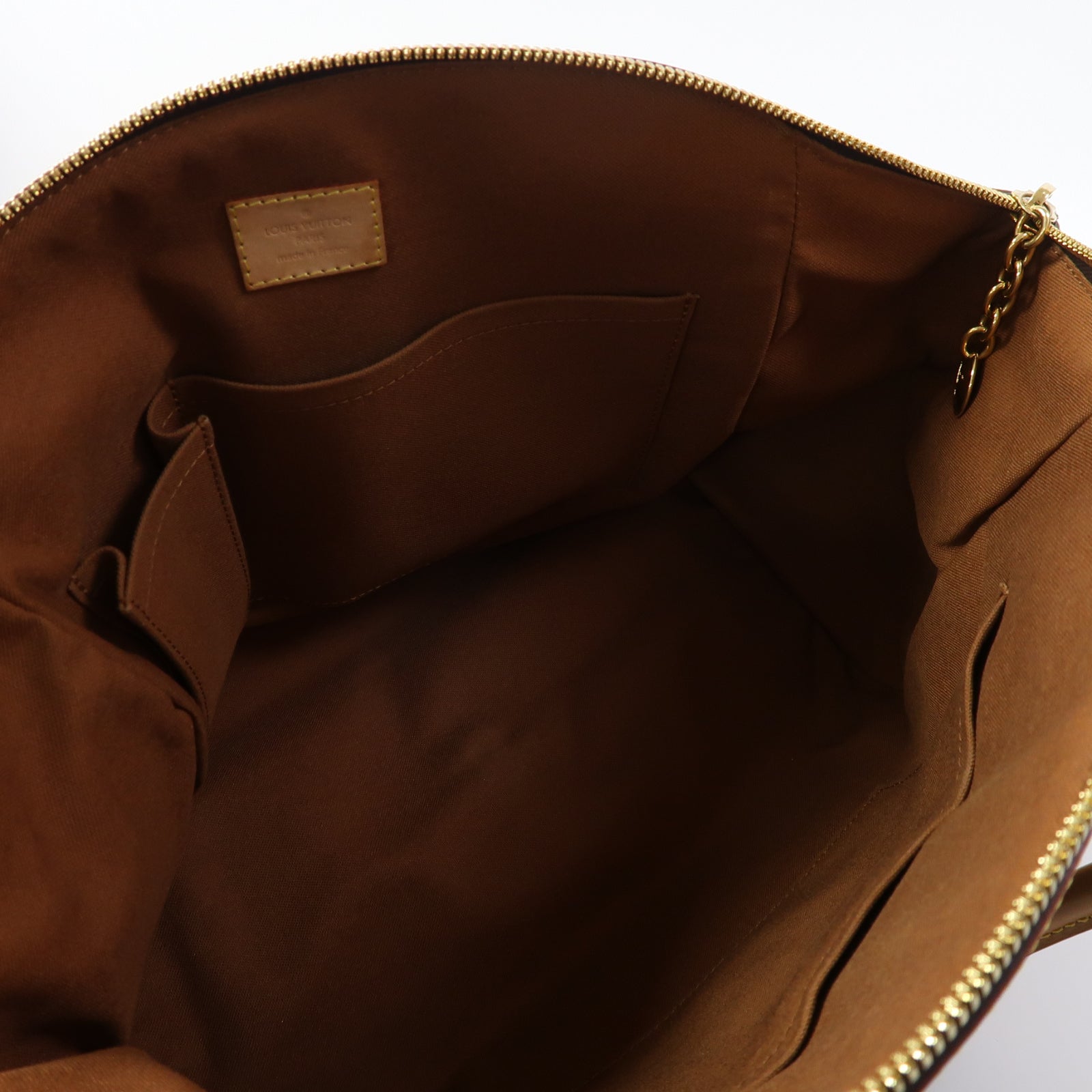 LOUIS VUITTON Monogram Tivoli GM金扣手挽袋啡色
