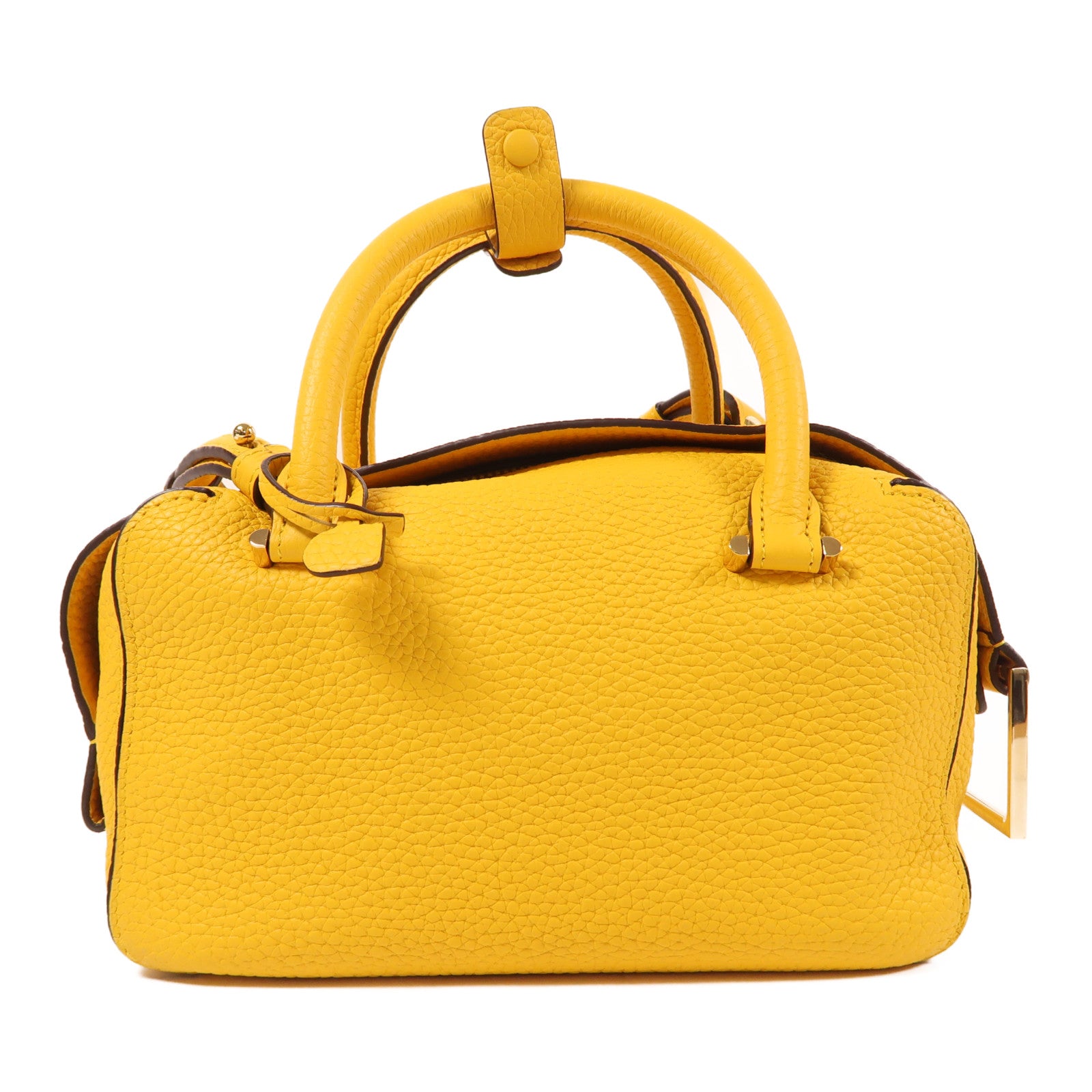 Delvaux 牛皮皮革Cool Box Mini金扣手挽肩背兩用袋