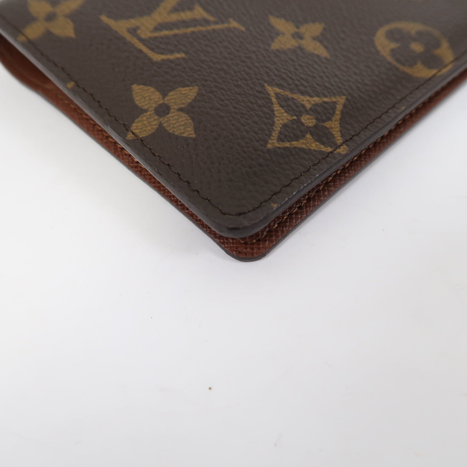 LOUIS VUITTON Monogram Passport Case護照套啡色