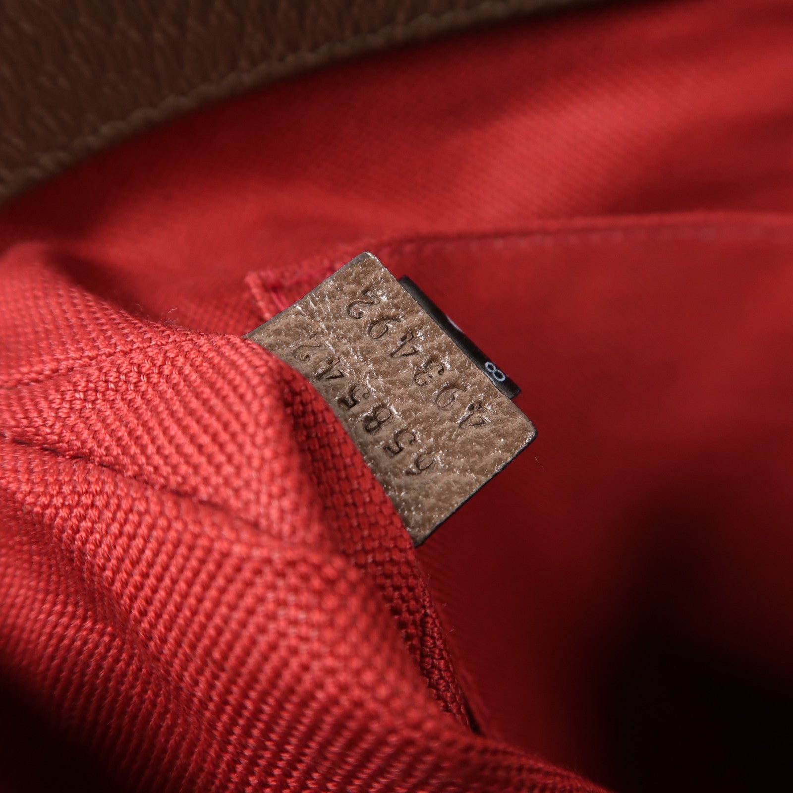 GUCCI GG SHW Shoulder Bag 658542 Coated Canvas Brown