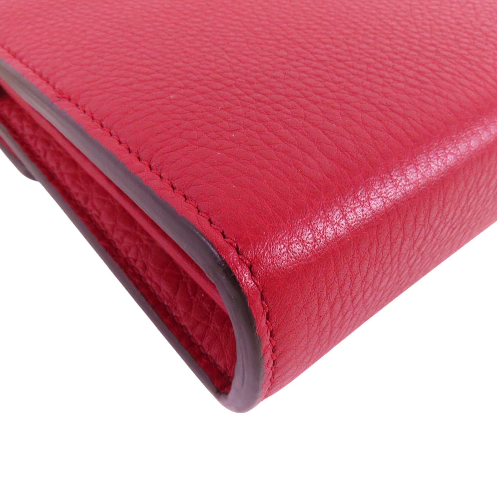 GUCCI 牛皮皮革GG Marmont Chain Wallet金扣鏈帶肩背袋