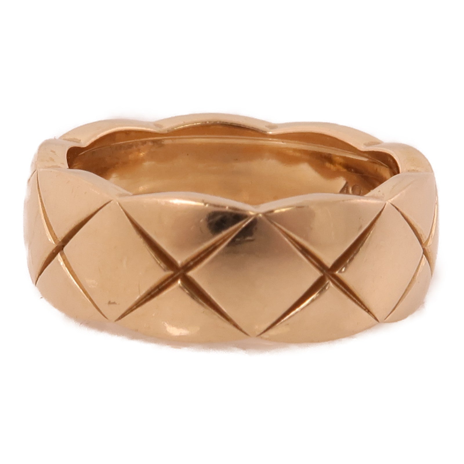 CHANEL 18K玫瑰金Coco Crush Ring戒指Chanel#49/US#5