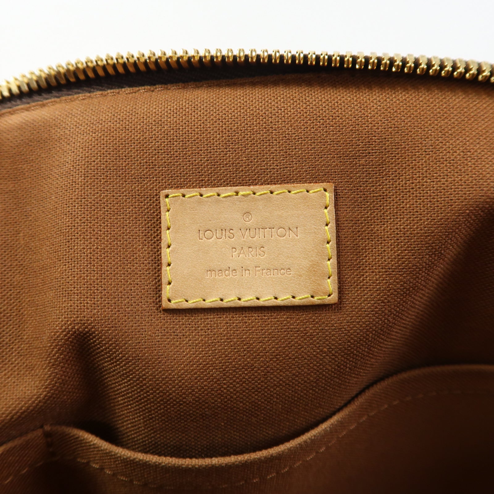 LOUIS VUITTON Monogram Tivoli GM金扣手挽袋啡色