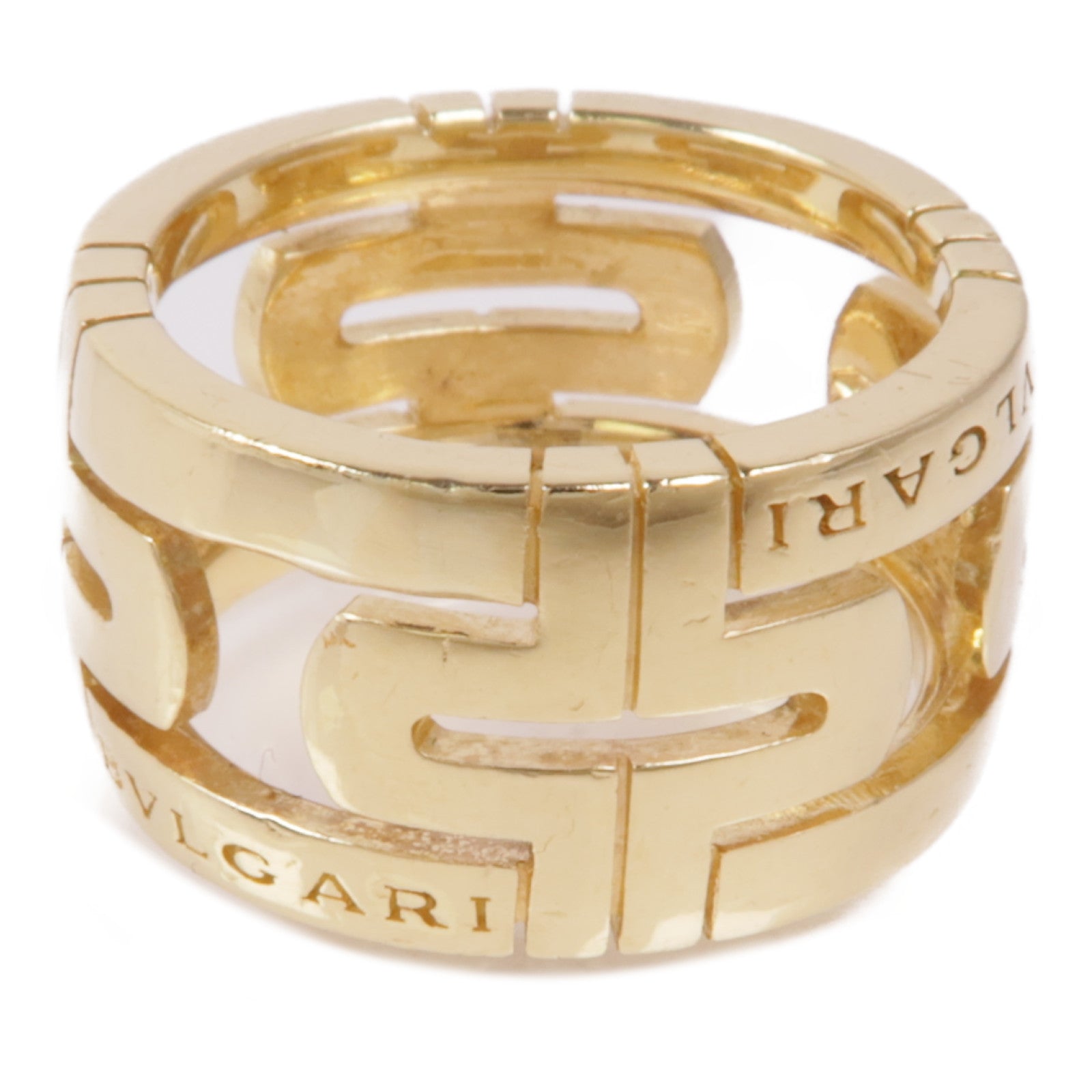 BVLGARI 18K黃金Parentesi Ring戒指Bvlgari#53/US#6.25