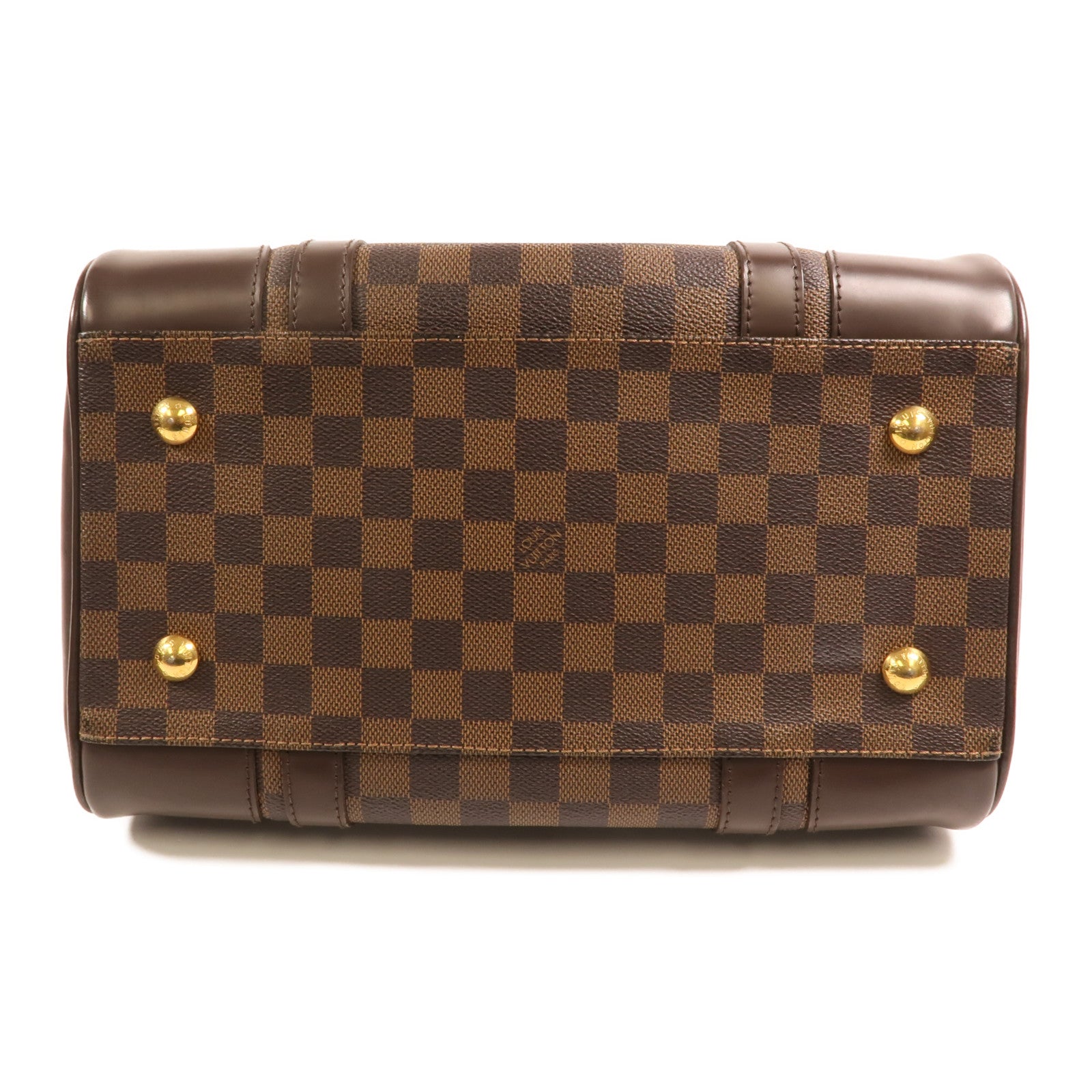 LOUIS VUITTON Damier Berkeley金扣手挽袋