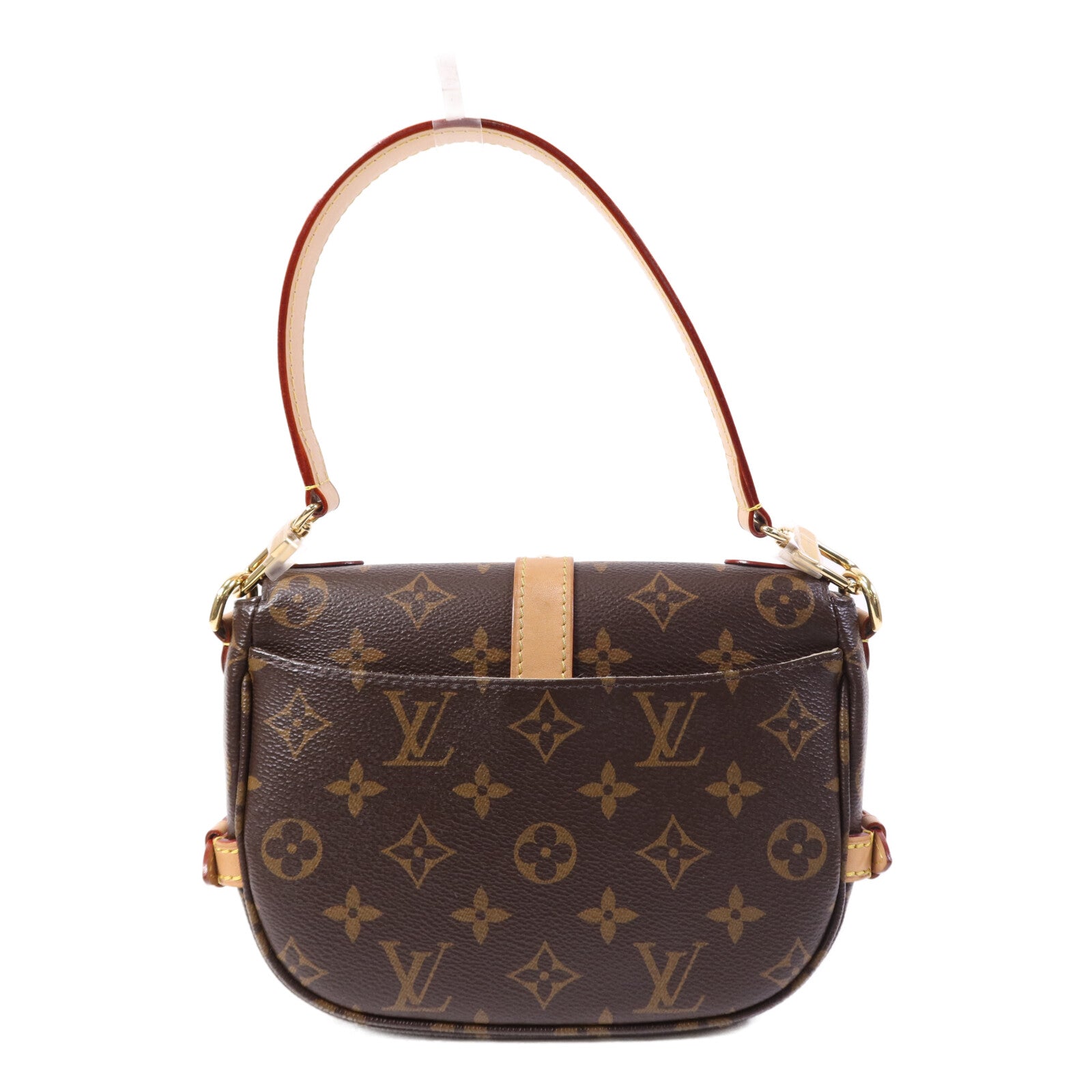 LOUIS VUITTON Monogram Saumur BB金扣手挽肩背兩用袋