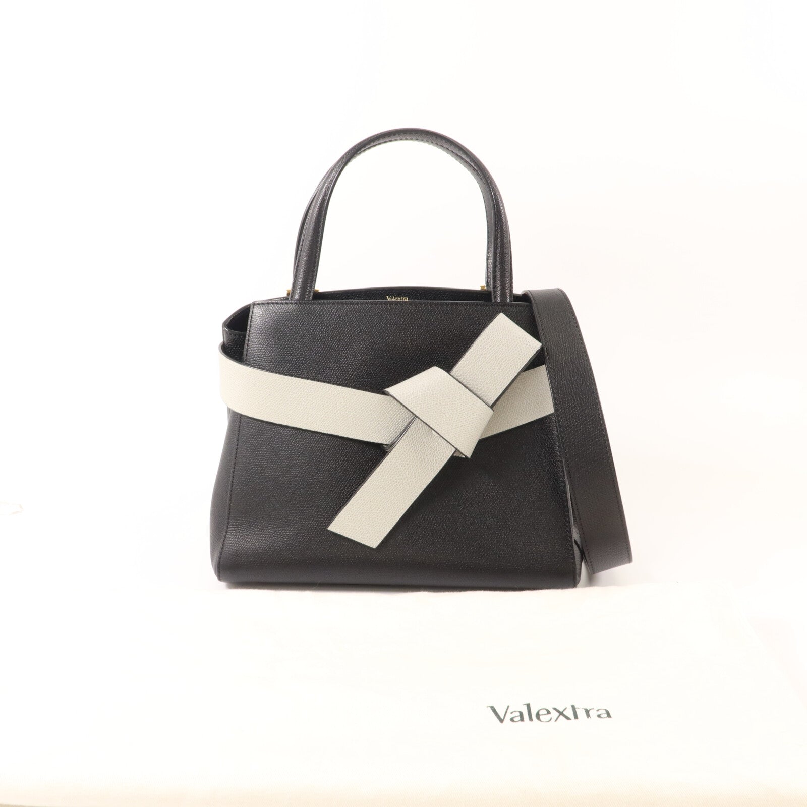 Valextra 牛皮皮革Valextra Triennale手挽肩背兩用袋