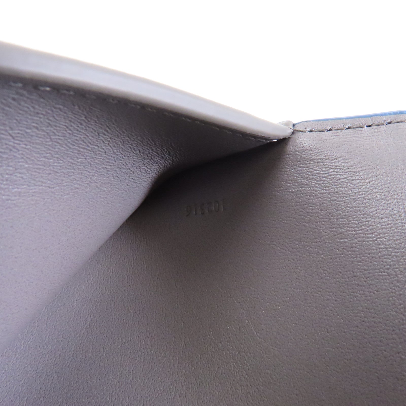 LOEWE (PRICE DOWN) Wallet Calfskin Leather Blue