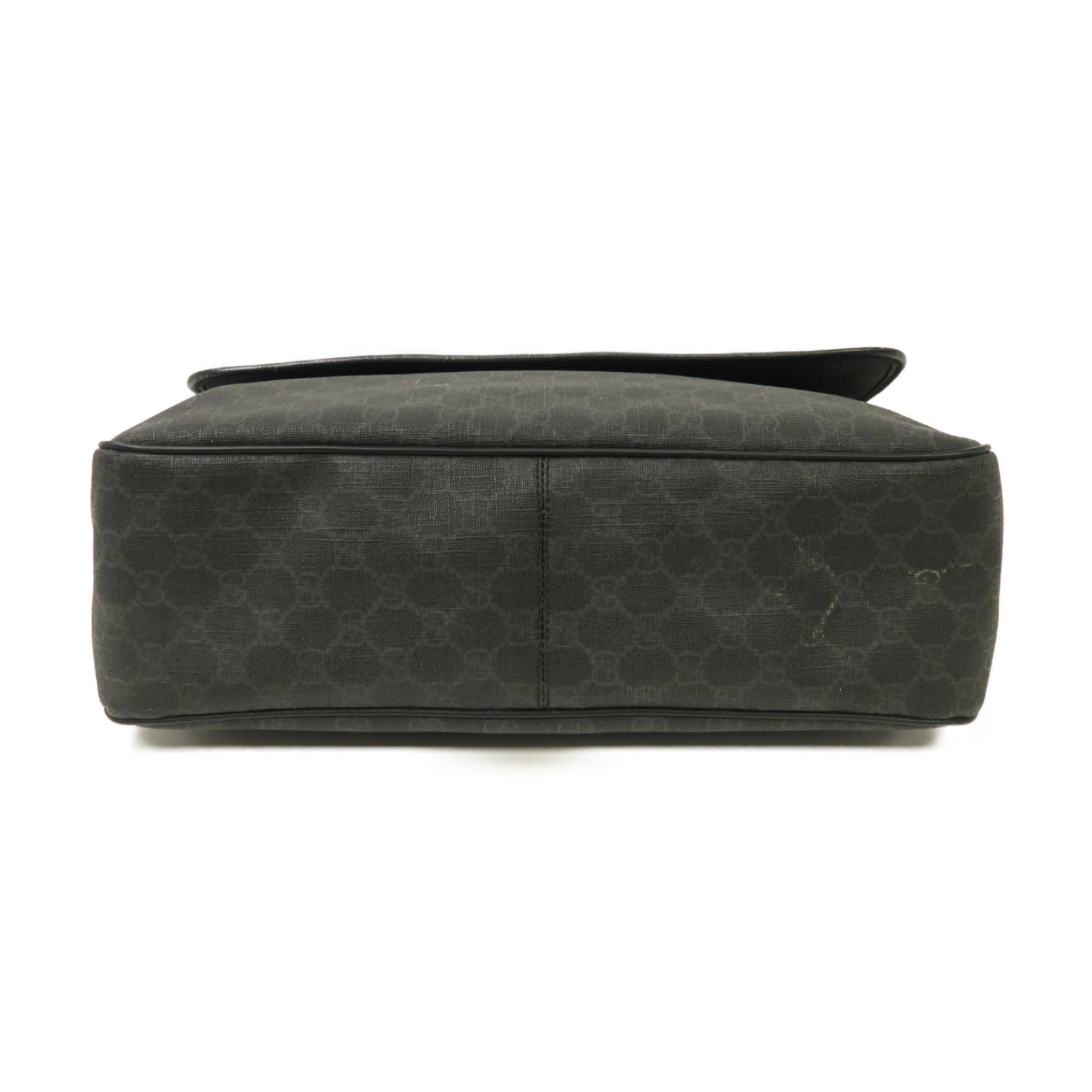 GUCCI 塗層帆布Shoulder Bag肩背袋黑色