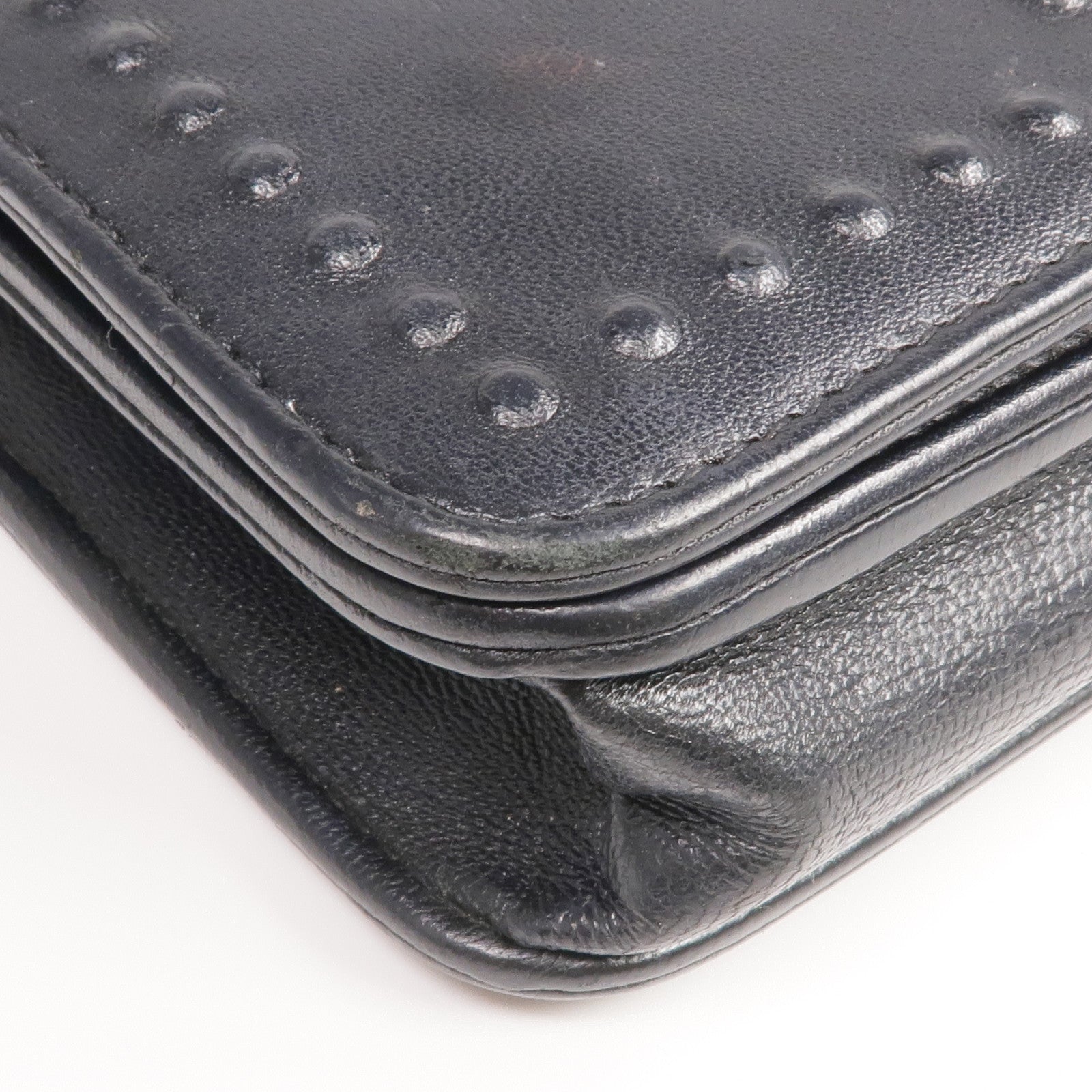 CHANEL 羊皮皮革WOC Wallet On Chain銀扣鏈帶肩背袋