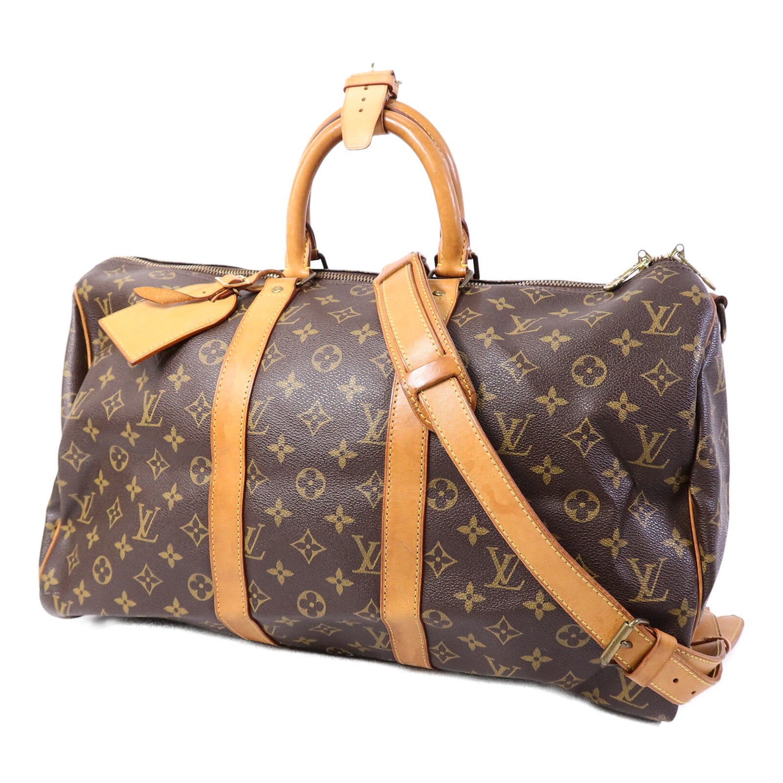 LOUIS VUITTON Monogram Keepall Bandouliere 45手挽肩背兩用袋