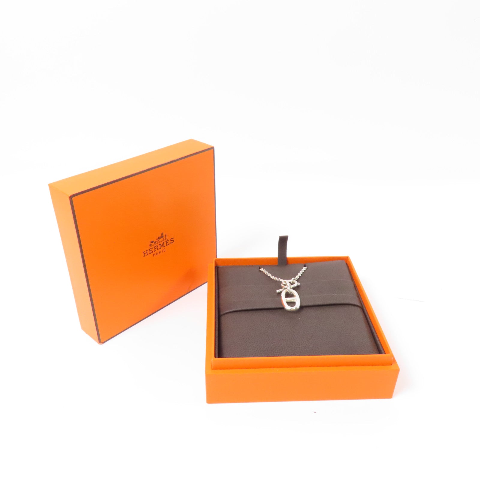 HERMES 925純銀Chaine d'Ancre Necklace項鍊