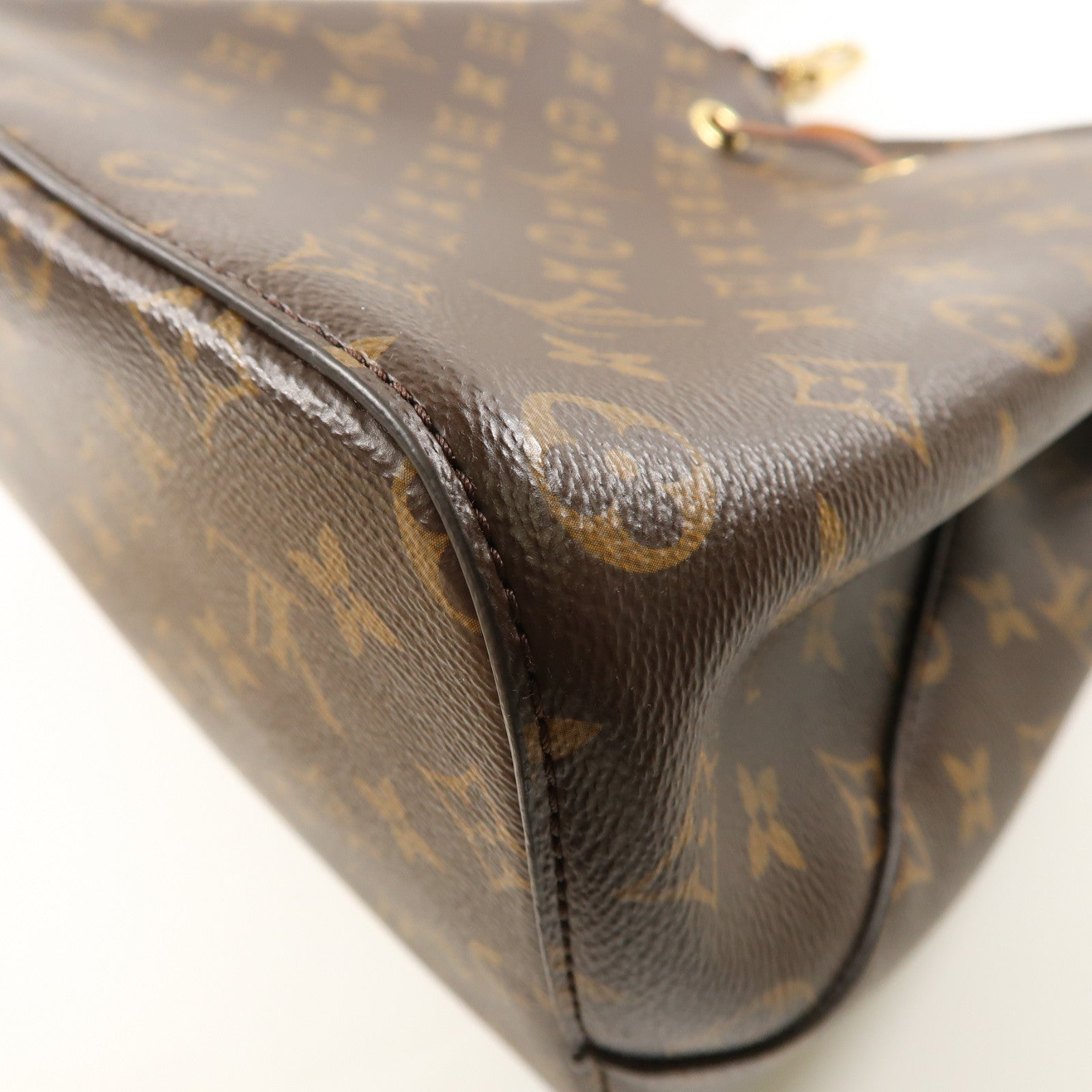 LOUIS VUITTON Monogram Neo Noe MM金扣肩背袋啡色