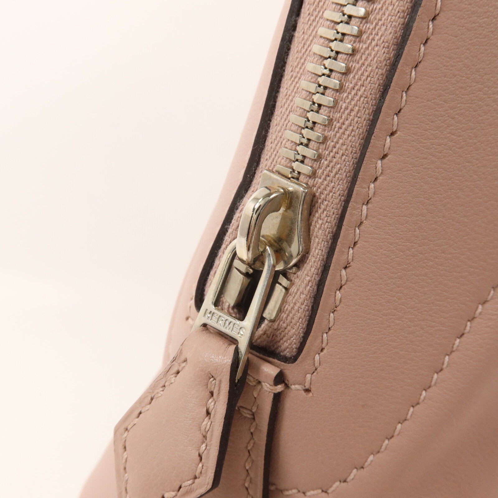 HERMES Swift皮革Bolide Secret手挽袋Glycine