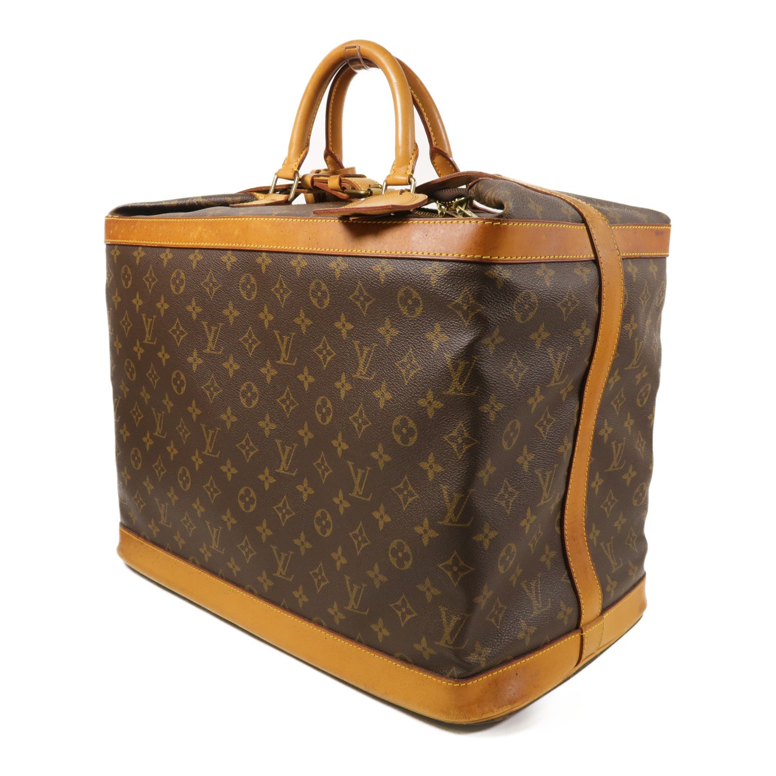 LOUIS VUITTON Monogram Cruiser45金扣手挽袋