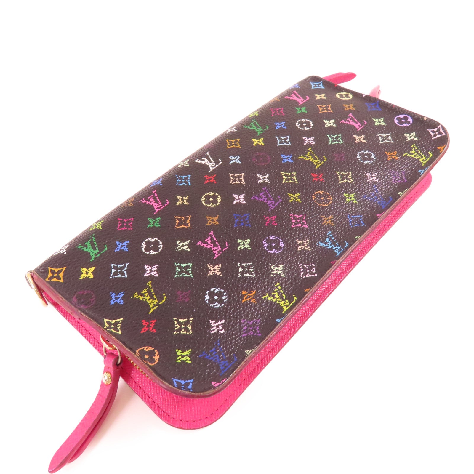 LOUIS VUITTON 【激減優惠】Monogram Multicolore Long Bifold Wallet金扣長錢包