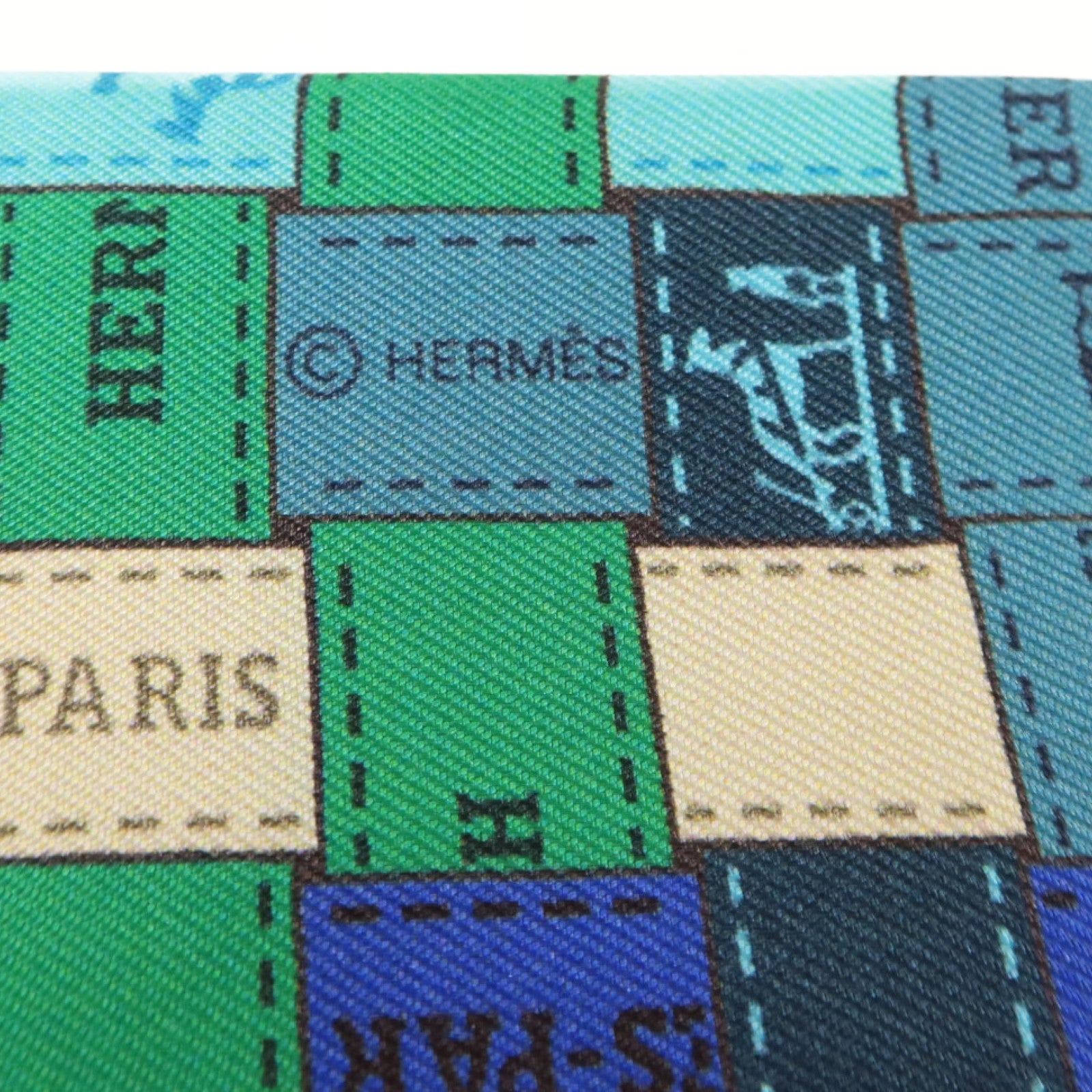 HERMES 絲質Twilly絲巾