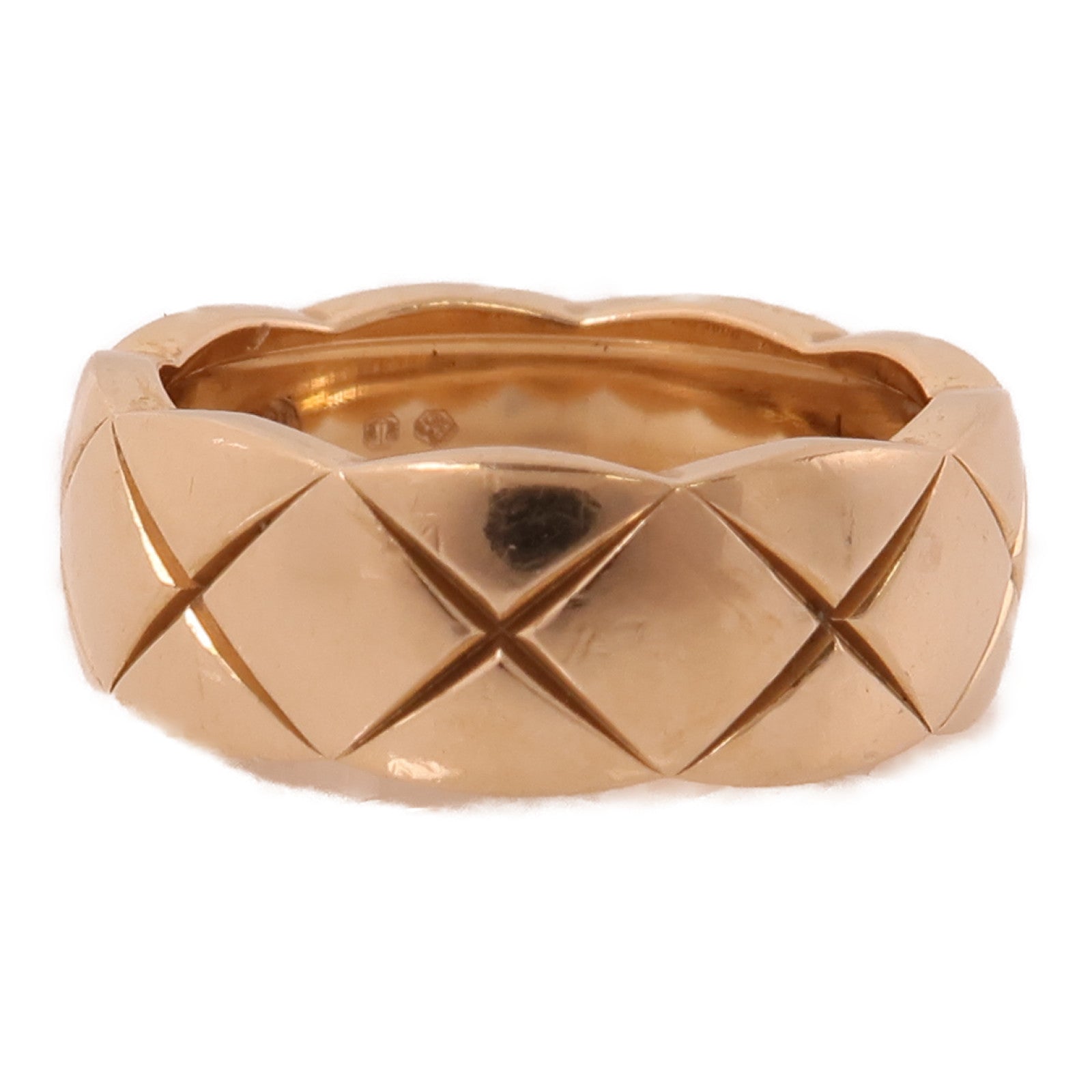 CHANEL 18K玫瑰金Coco Crush Ring戒指Chanel#49/US#5