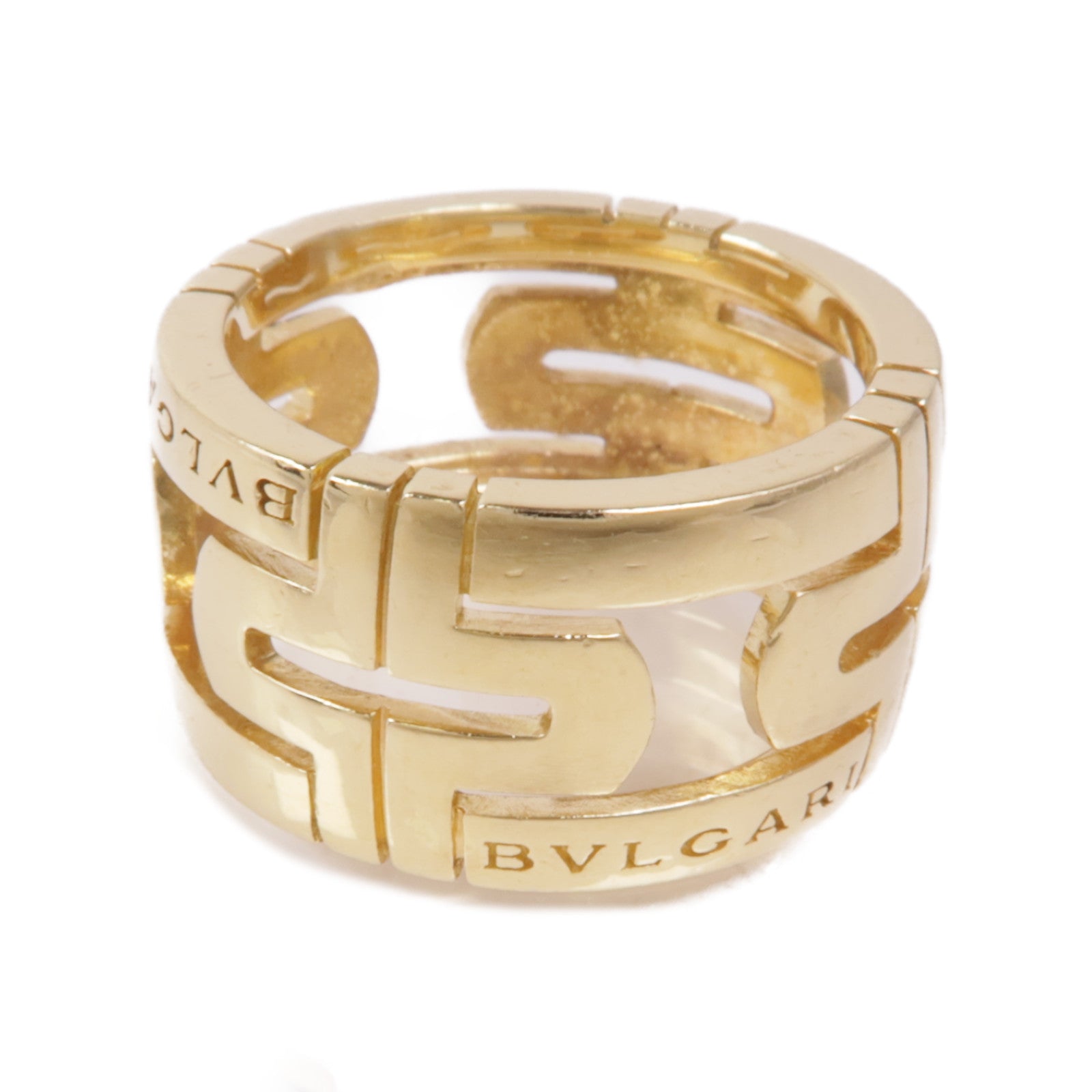BVLGARI 【激減優惠】18K黃金Parentesi Ring戒指Bvlgari#53/US#6.25