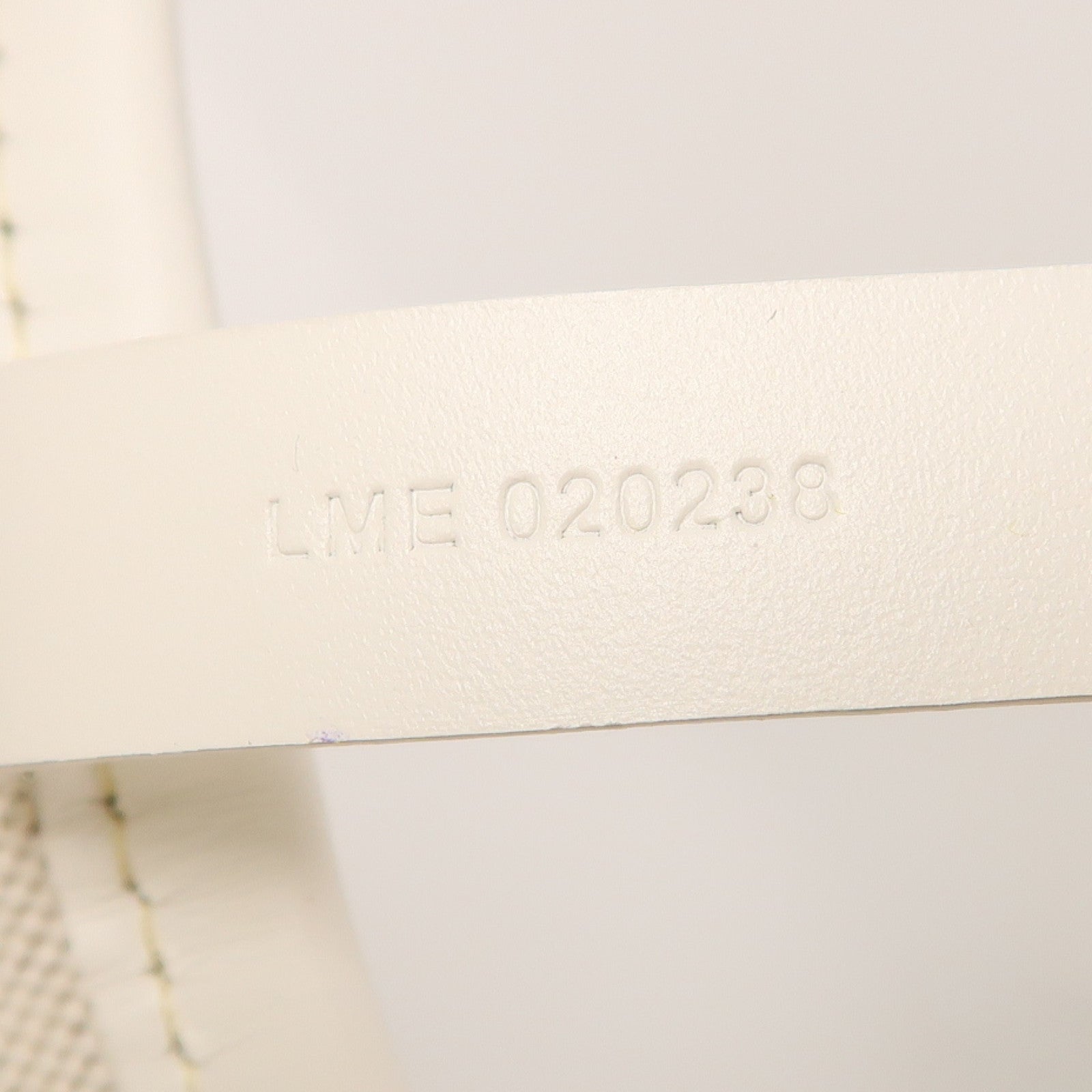 GOYARD 塗層帆布/牛皮皮革Bellechasse Tote銀扣肩背袋白色