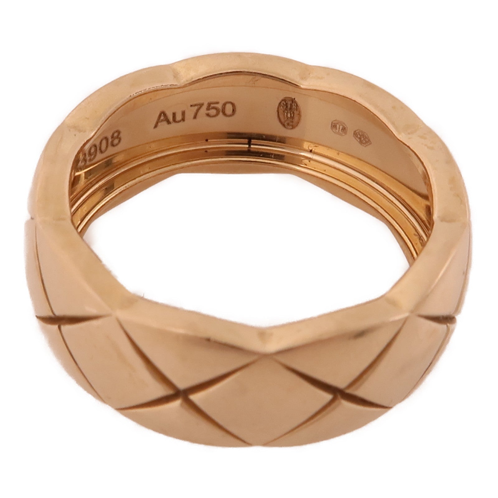 CHANEL 18K玫瑰金Coco Crush Ring戒指Chanel#49/US#5