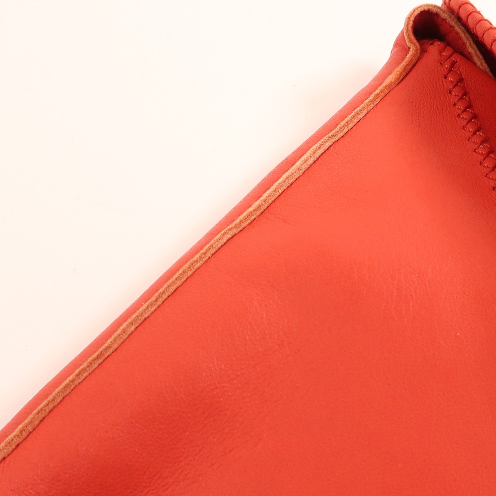 HERMES Swift皮革Sac Pompon肩背袋Rouge